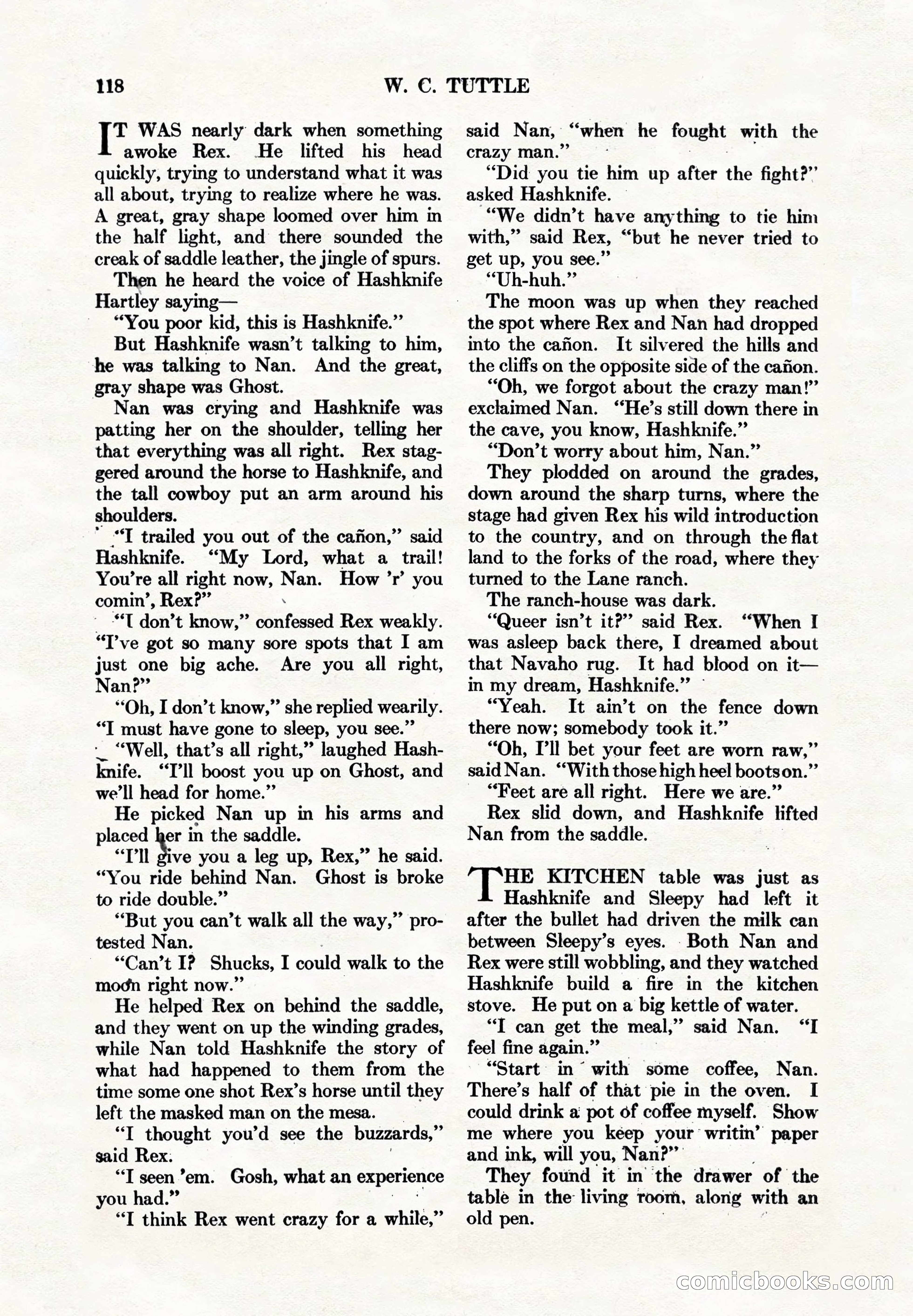 Adventure Magazine, May 1, 1928 — page 130 of 206