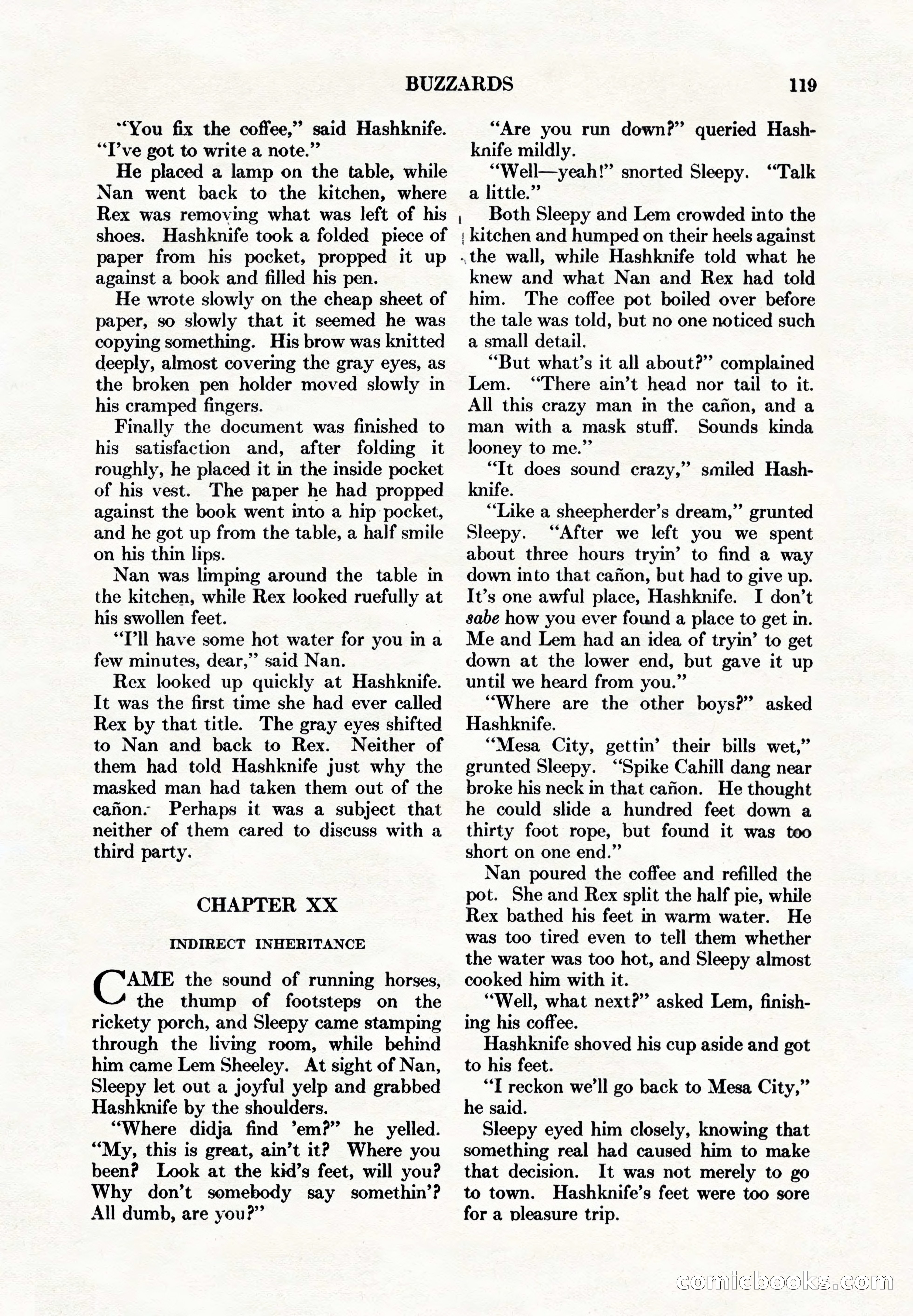 Adventure Magazine, May 1, 1928 — page 131 of 206