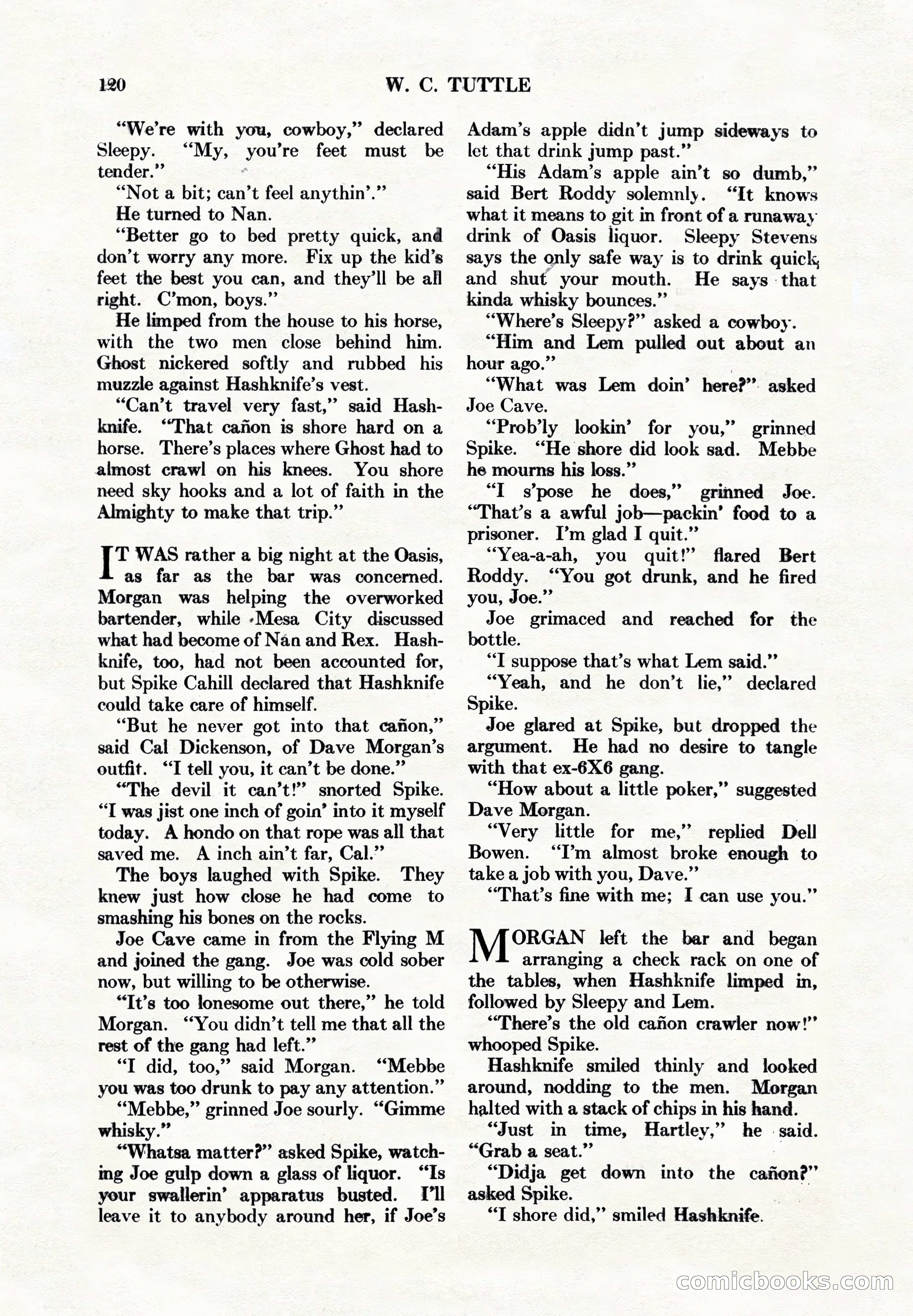 Adventure Magazine, May 1, 1928 — page 132 of 206