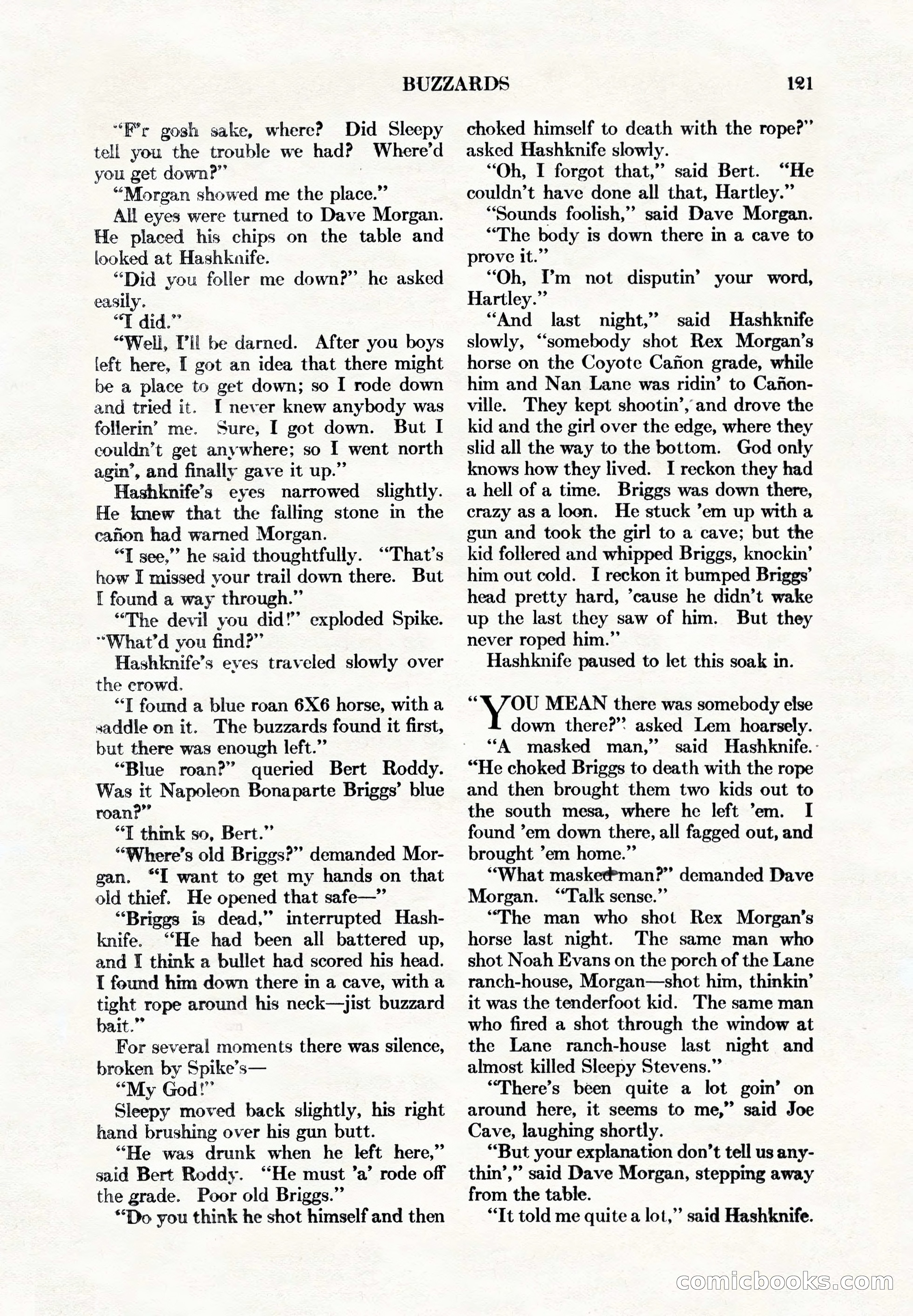 Adventure Magazine, May 1, 1928 — page 133 of 206