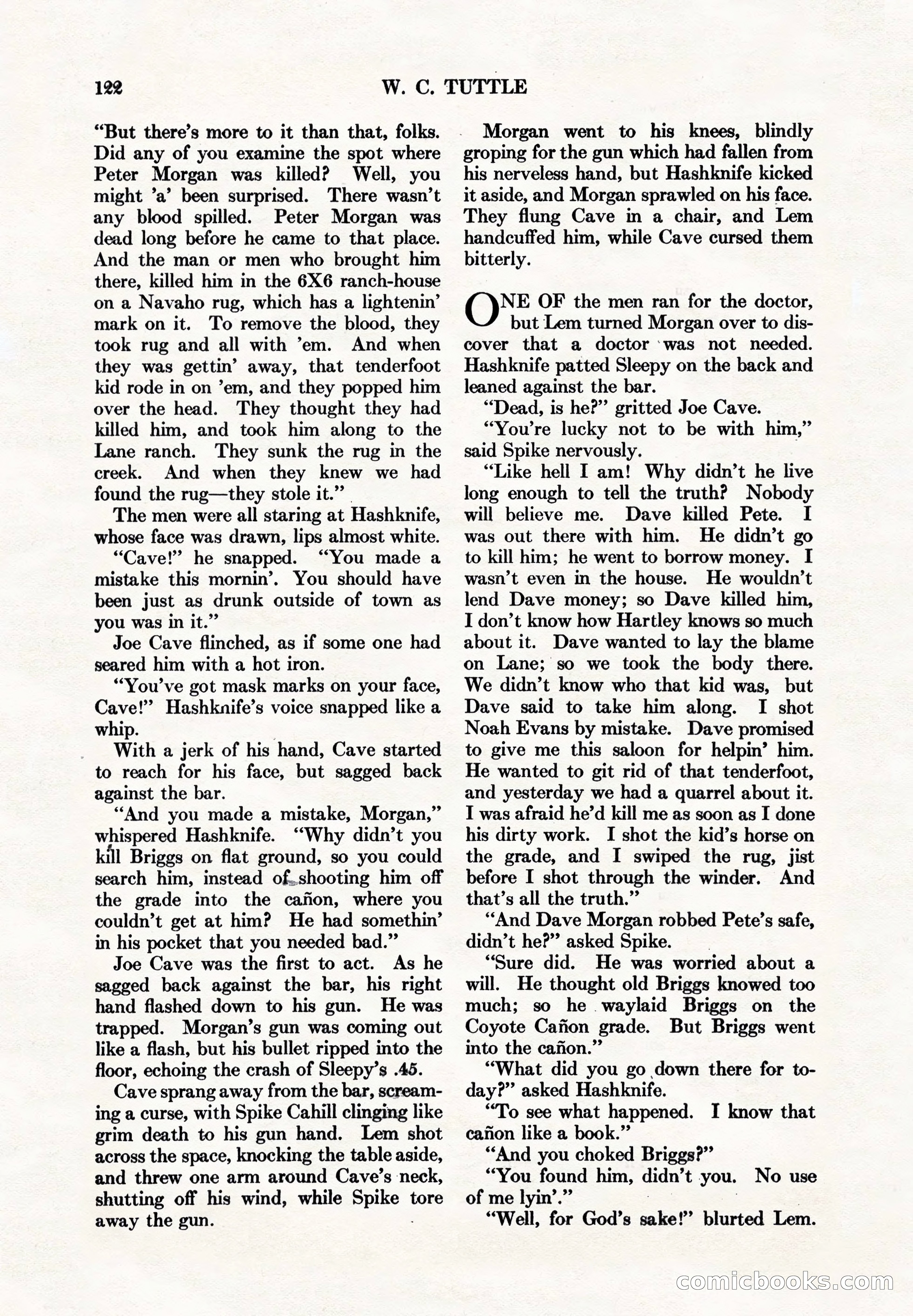 Adventure Magazine, May 1, 1928 — page 134 of 206