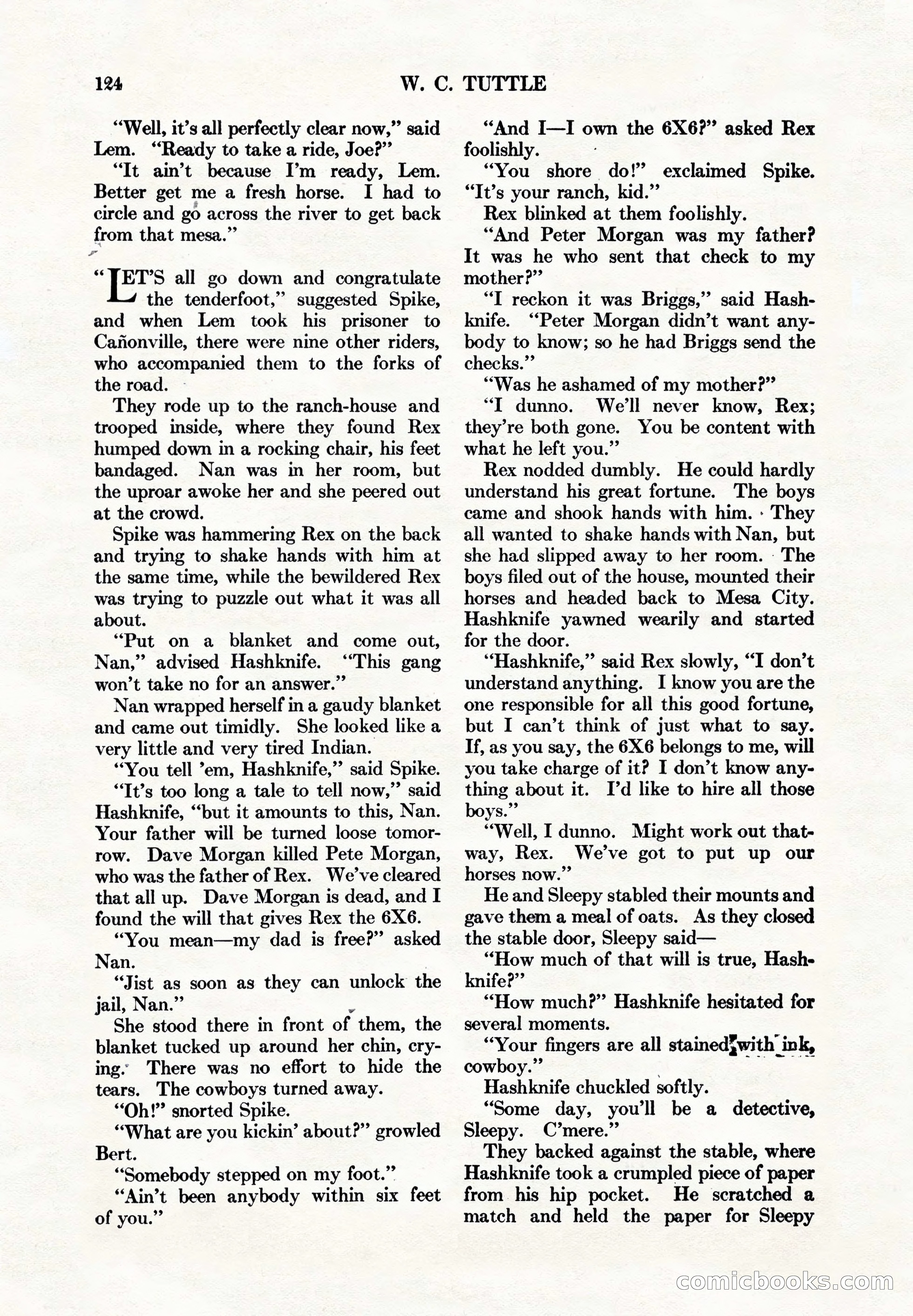 Adventure Magazine, May 1, 1928 — page 136 of 206