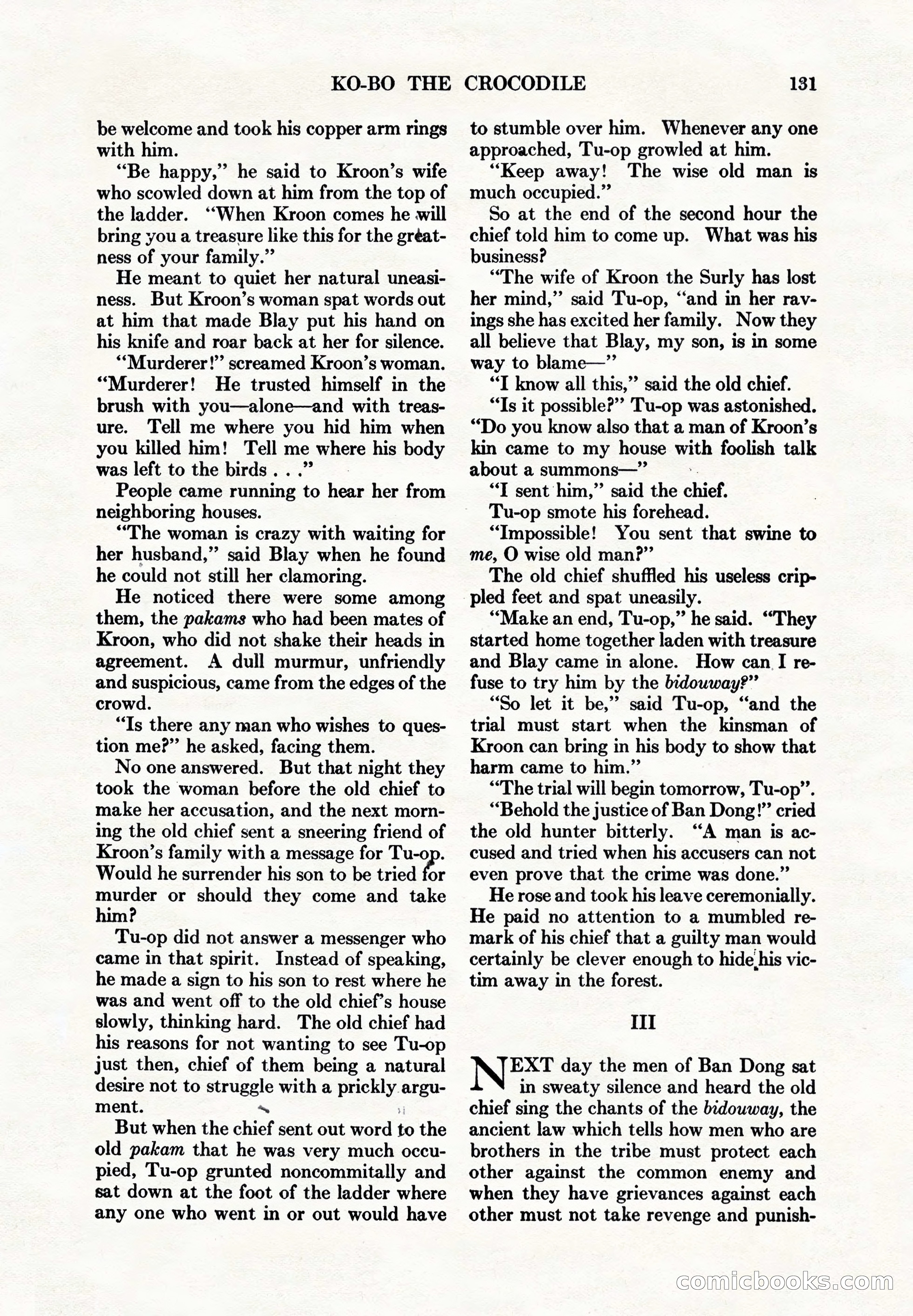 Adventure Magazine, May 1, 1928 — page 143 of 206