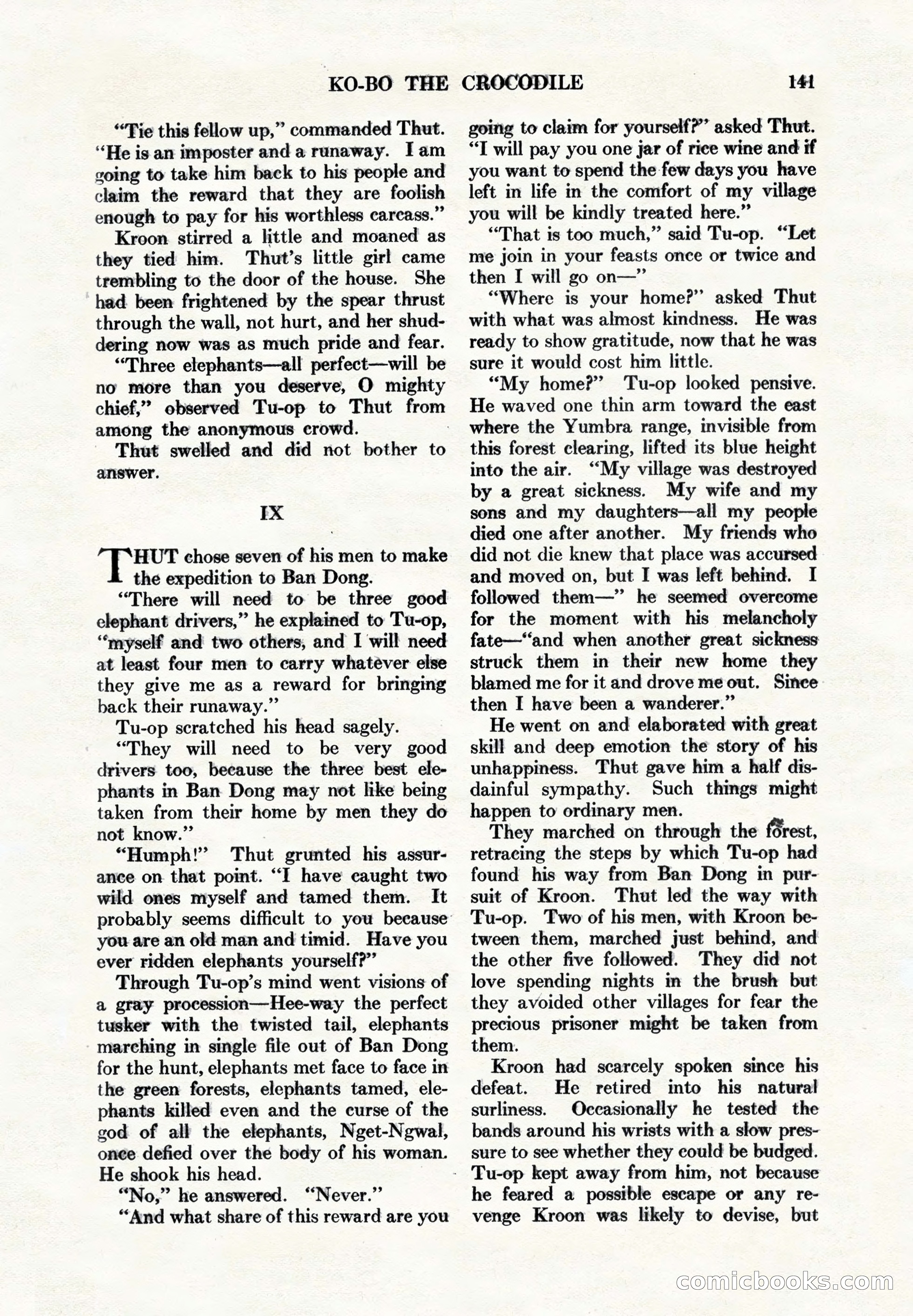 Adventure Magazine, May 1, 1928 — page 153 of 206