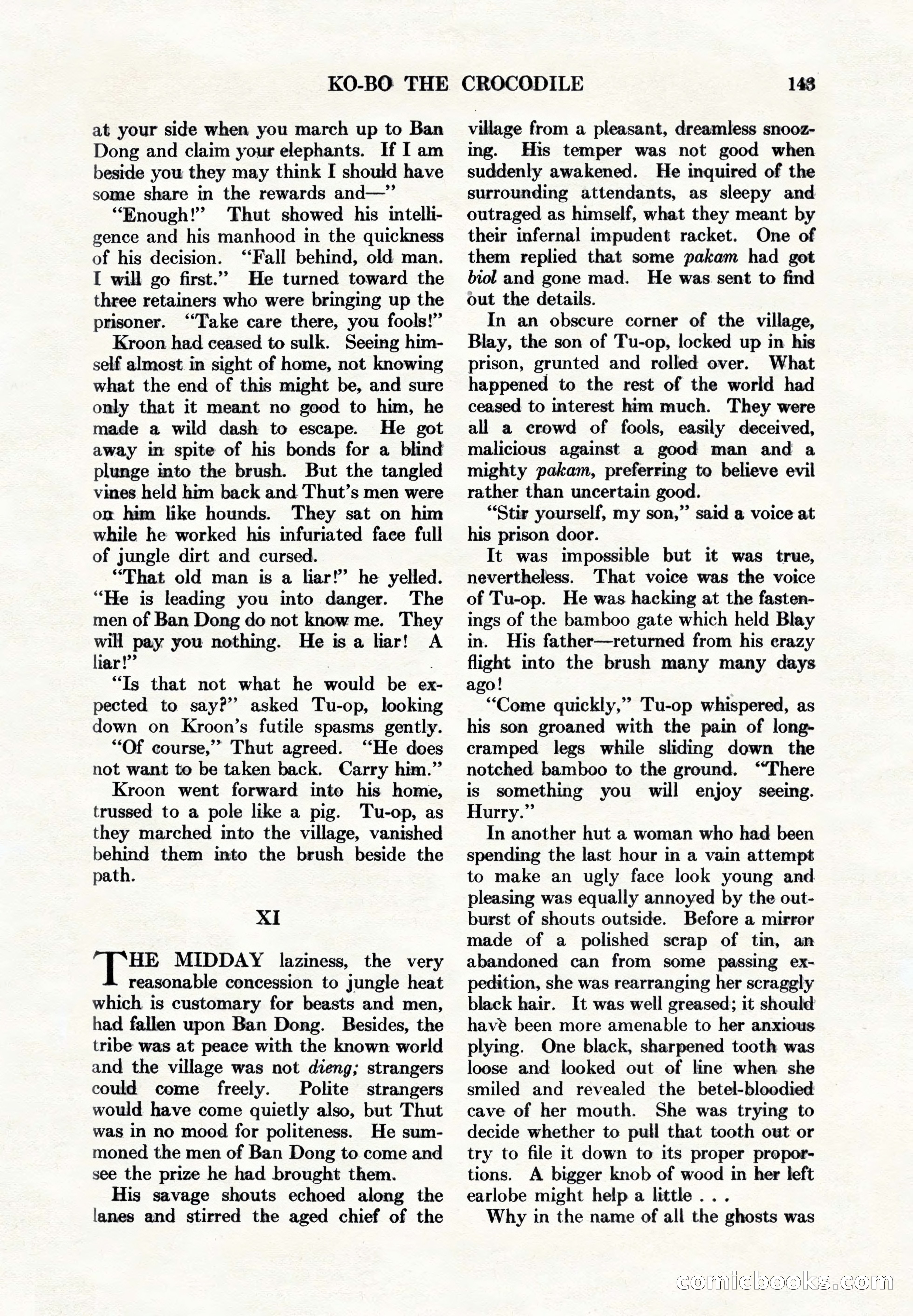 Adventure Magazine, May 1, 1928 — page 155 of 206