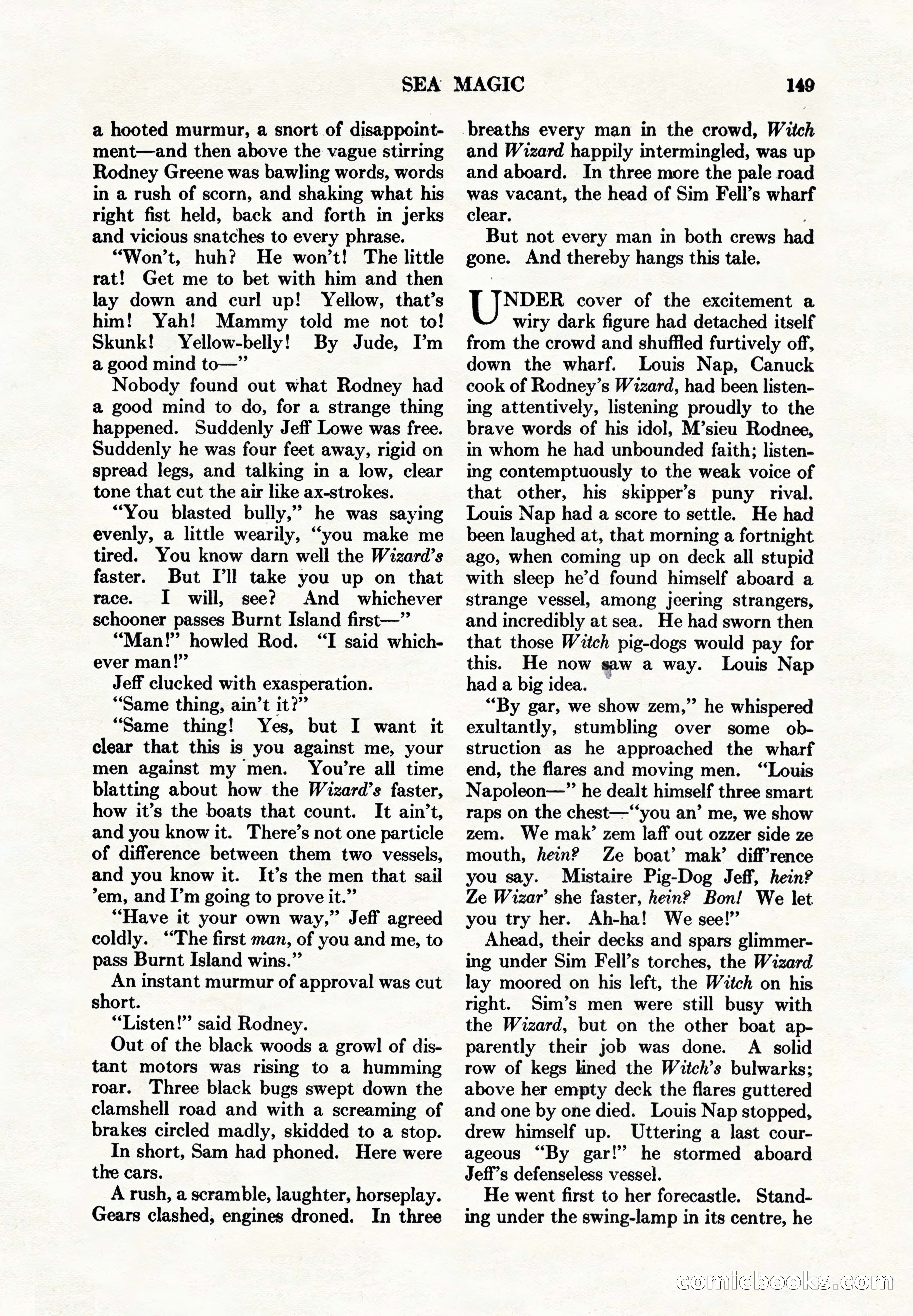 Adventure Magazine, May 1, 1928 — page 161 of 206
