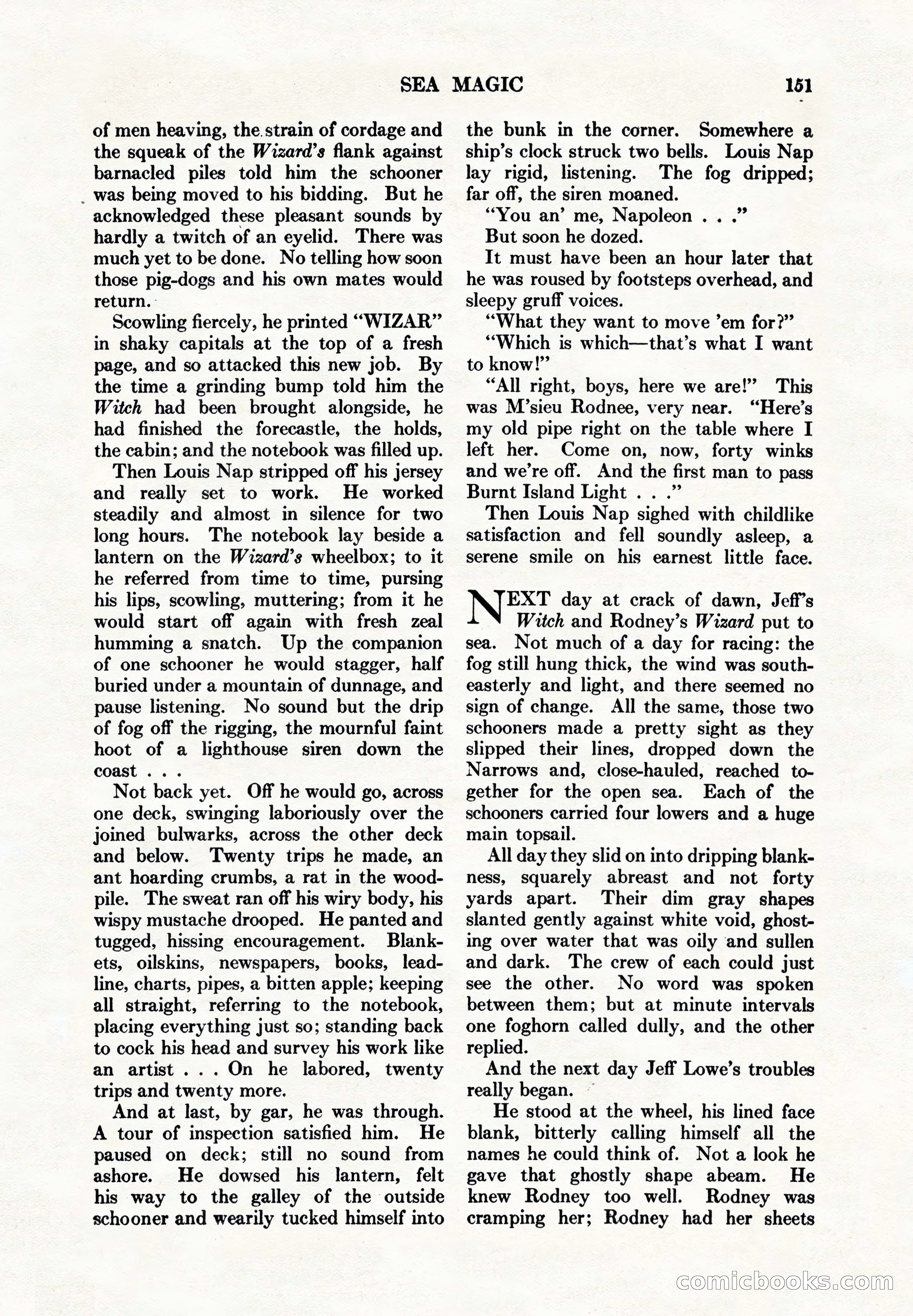 Adventure Magazine, May 1, 1928 — page 163 of 206