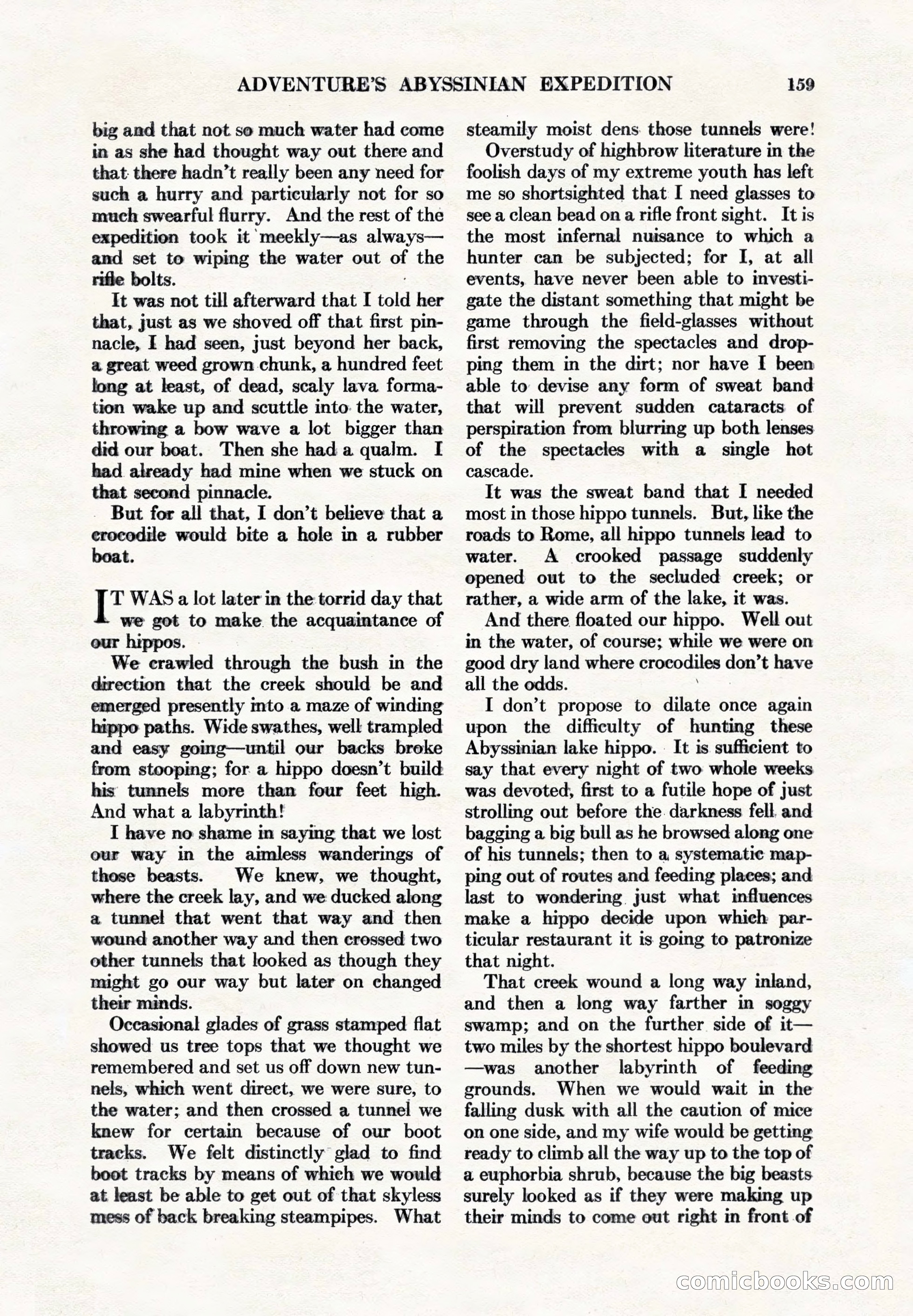 Adventure Magazine, May 1, 1928 — page 171 of 206