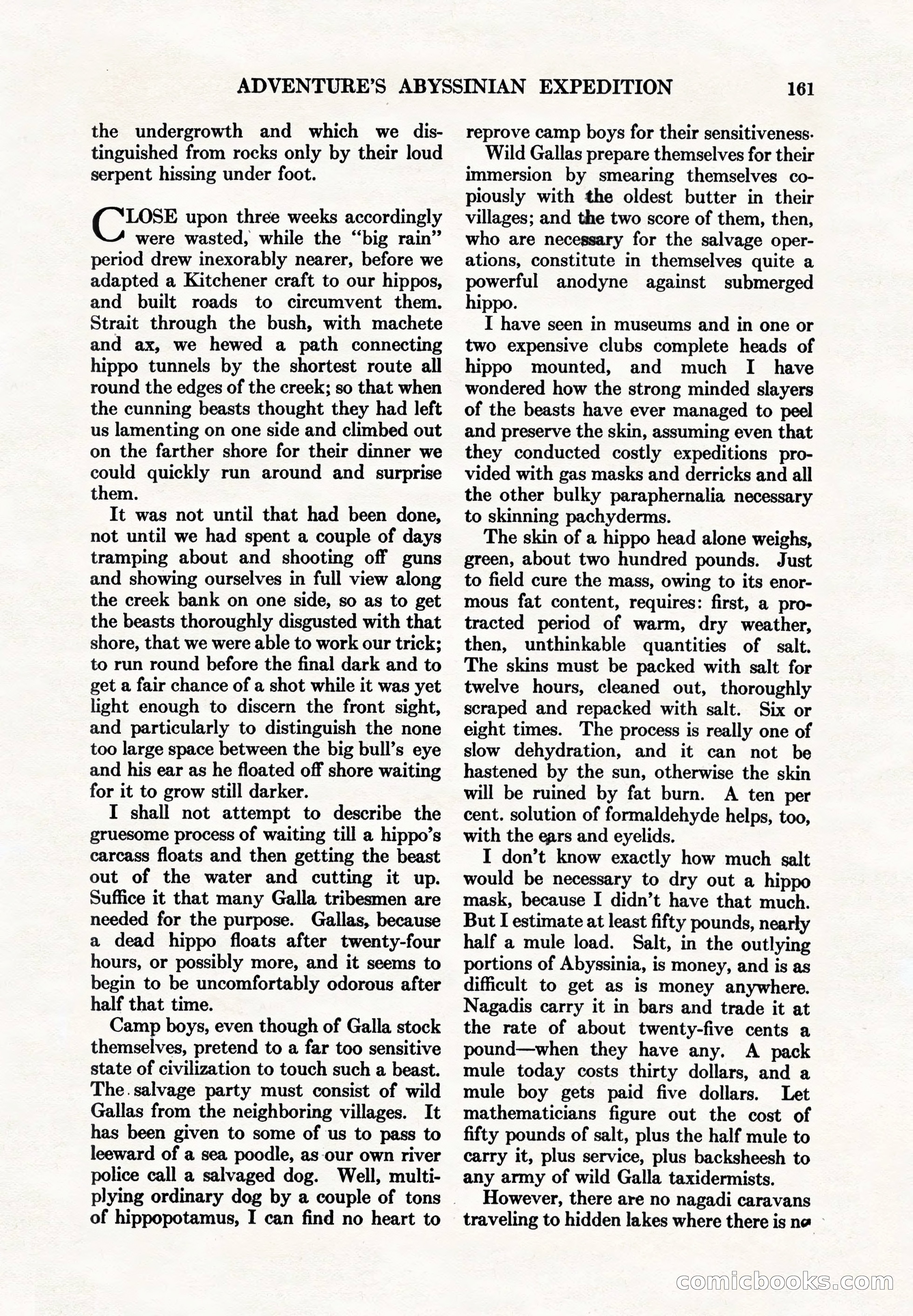 Adventure Magazine, May 1, 1928 — page 173 of 206