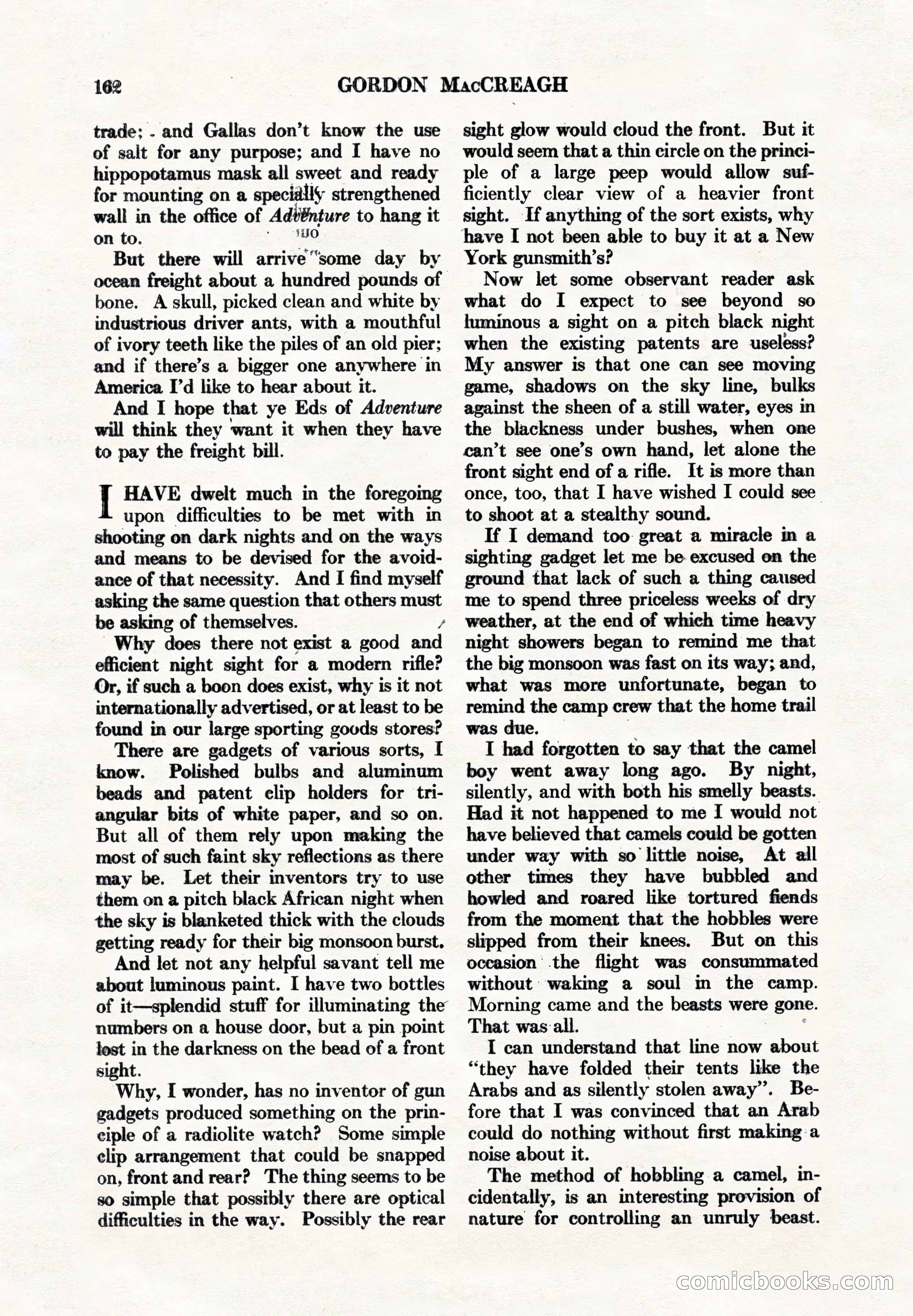 Adventure Magazine, May 1, 1928 — page 174 of 206