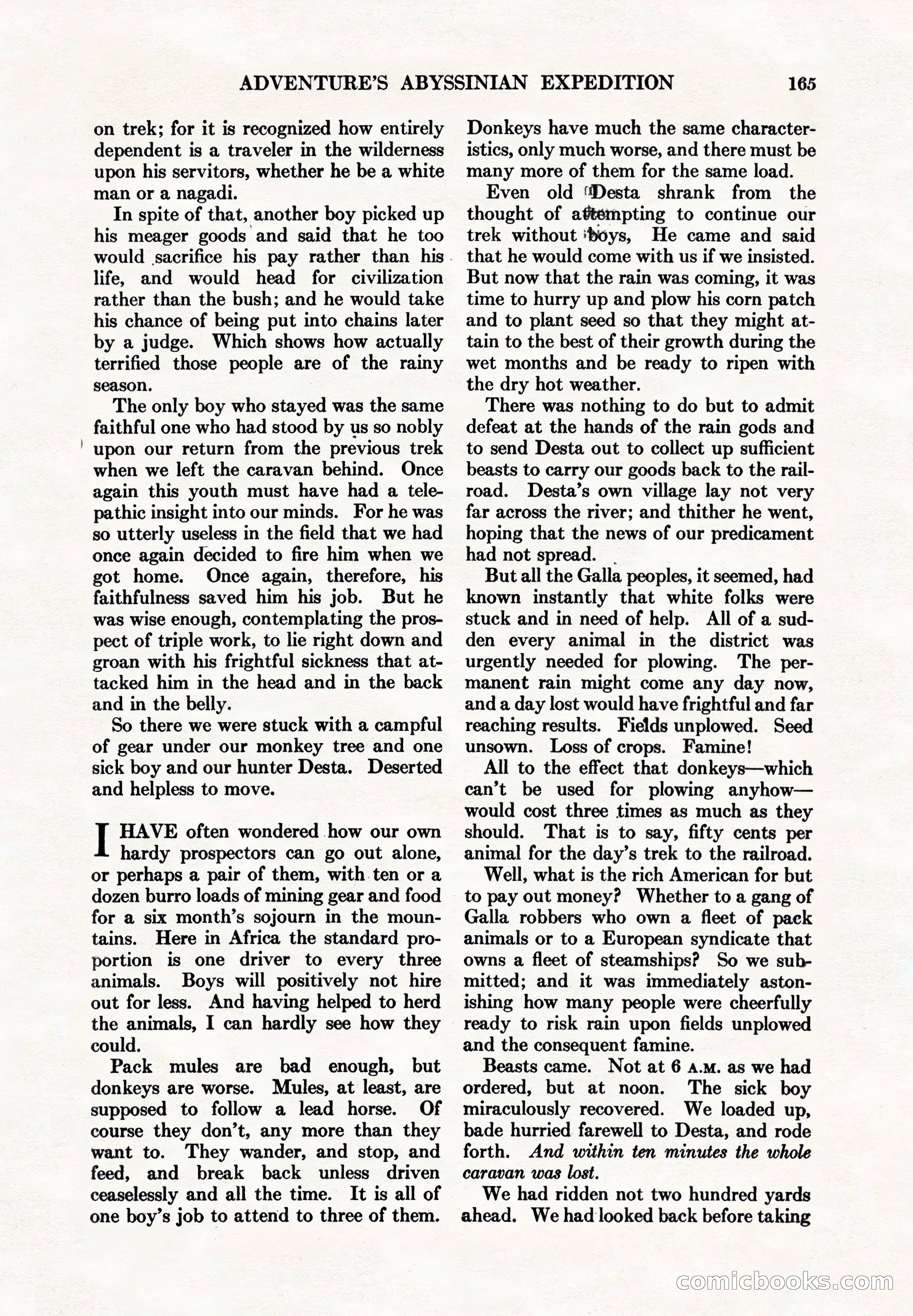Adventure Magazine, May 1, 1928 — page 177 of 206