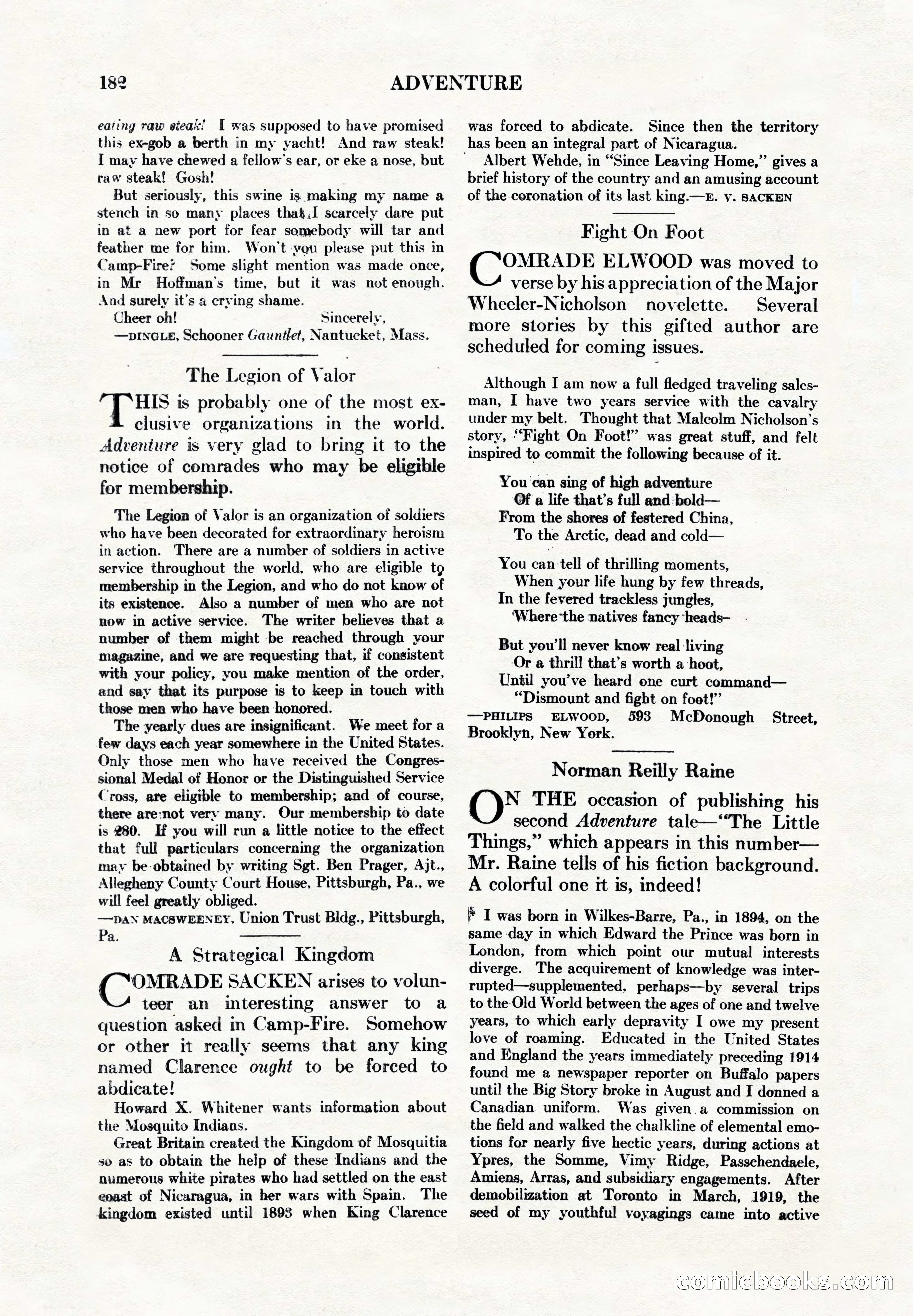 Adventure Magazine, May 1, 1928 — page 194 of 206