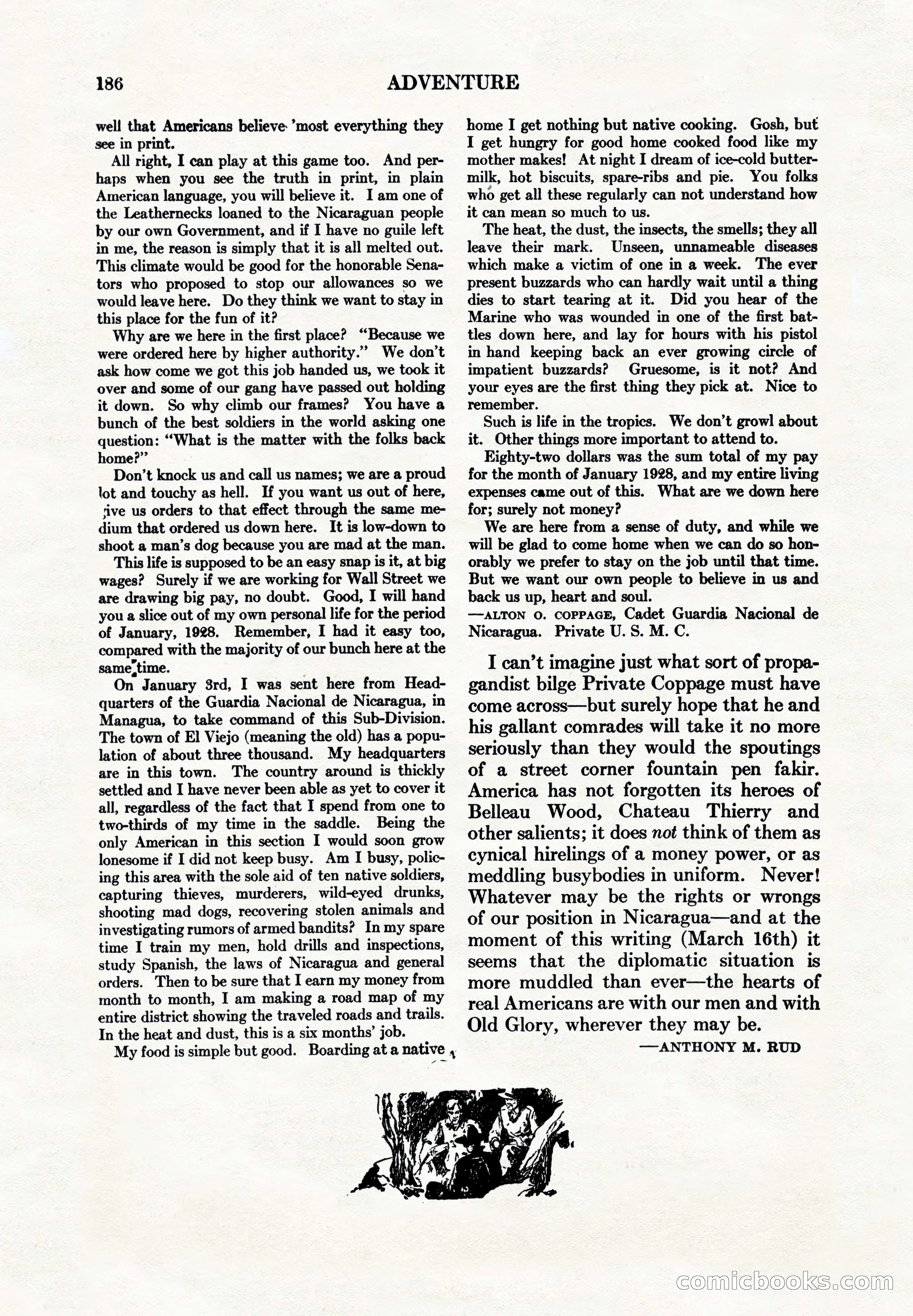 Adventure Magazine, May 1, 1928 — page 198 of 206