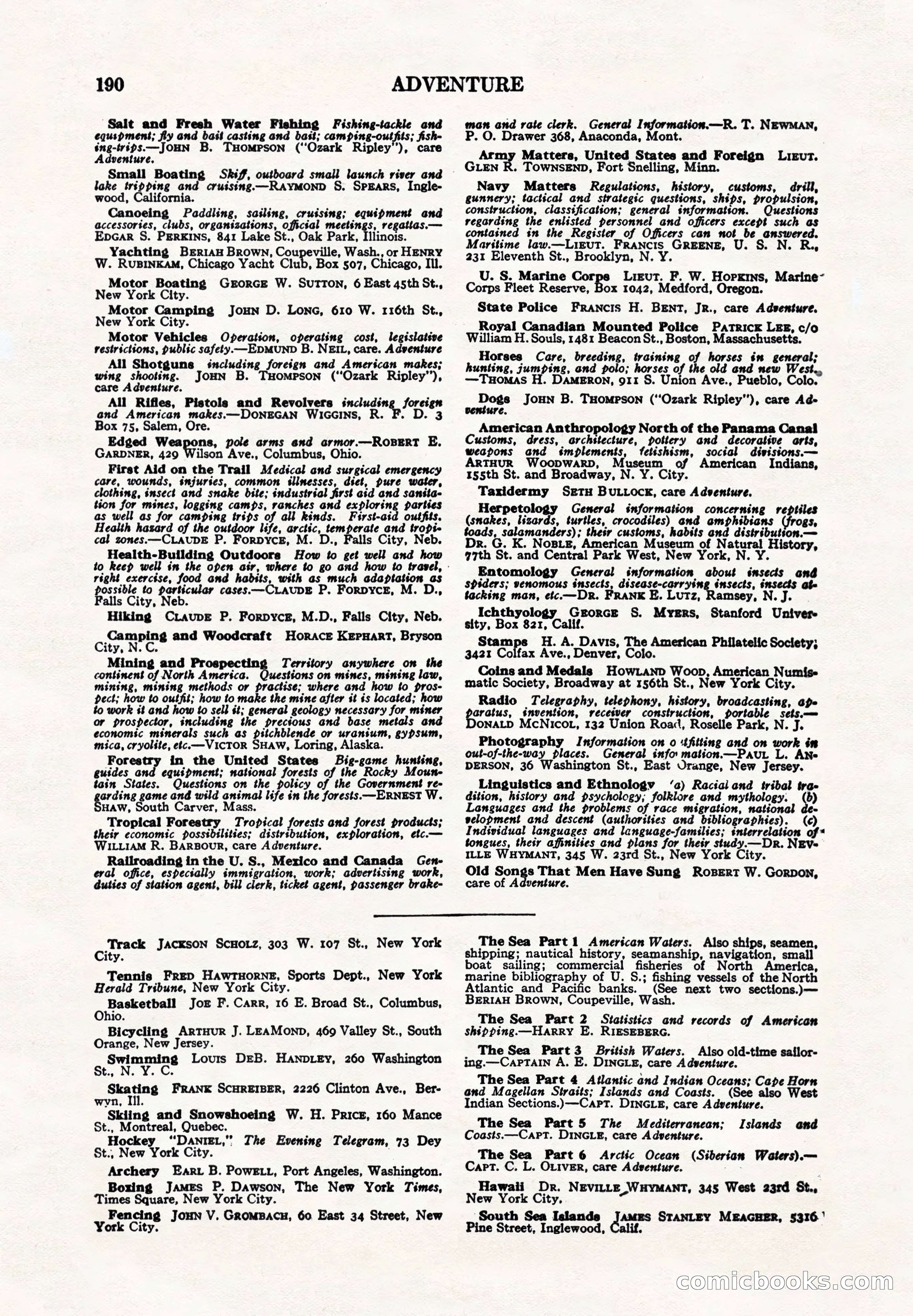 Adventure Magazine, May 1, 1928 — page 202 of 206