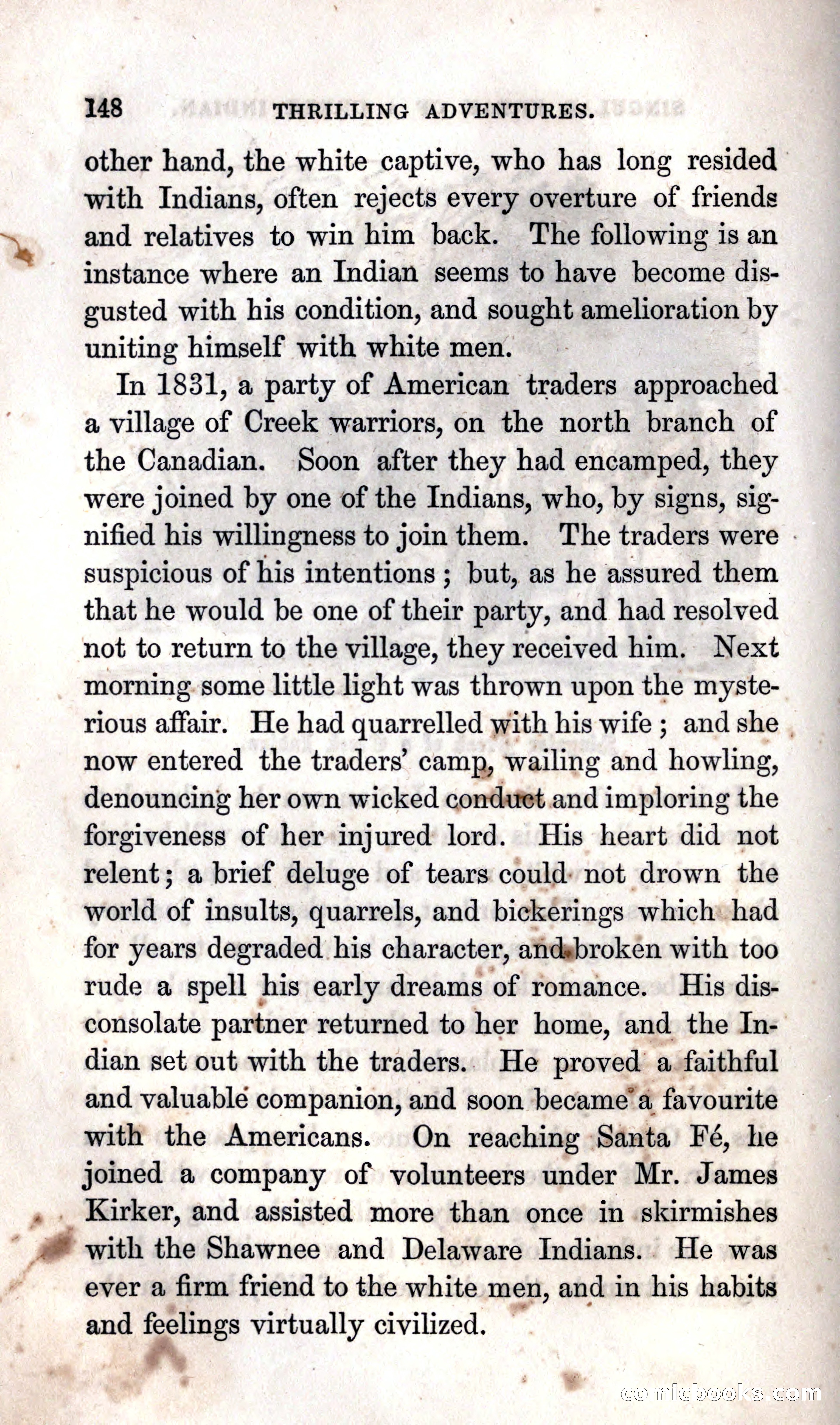 Thrilling Adventures Among the Indians — page 154 of 392
