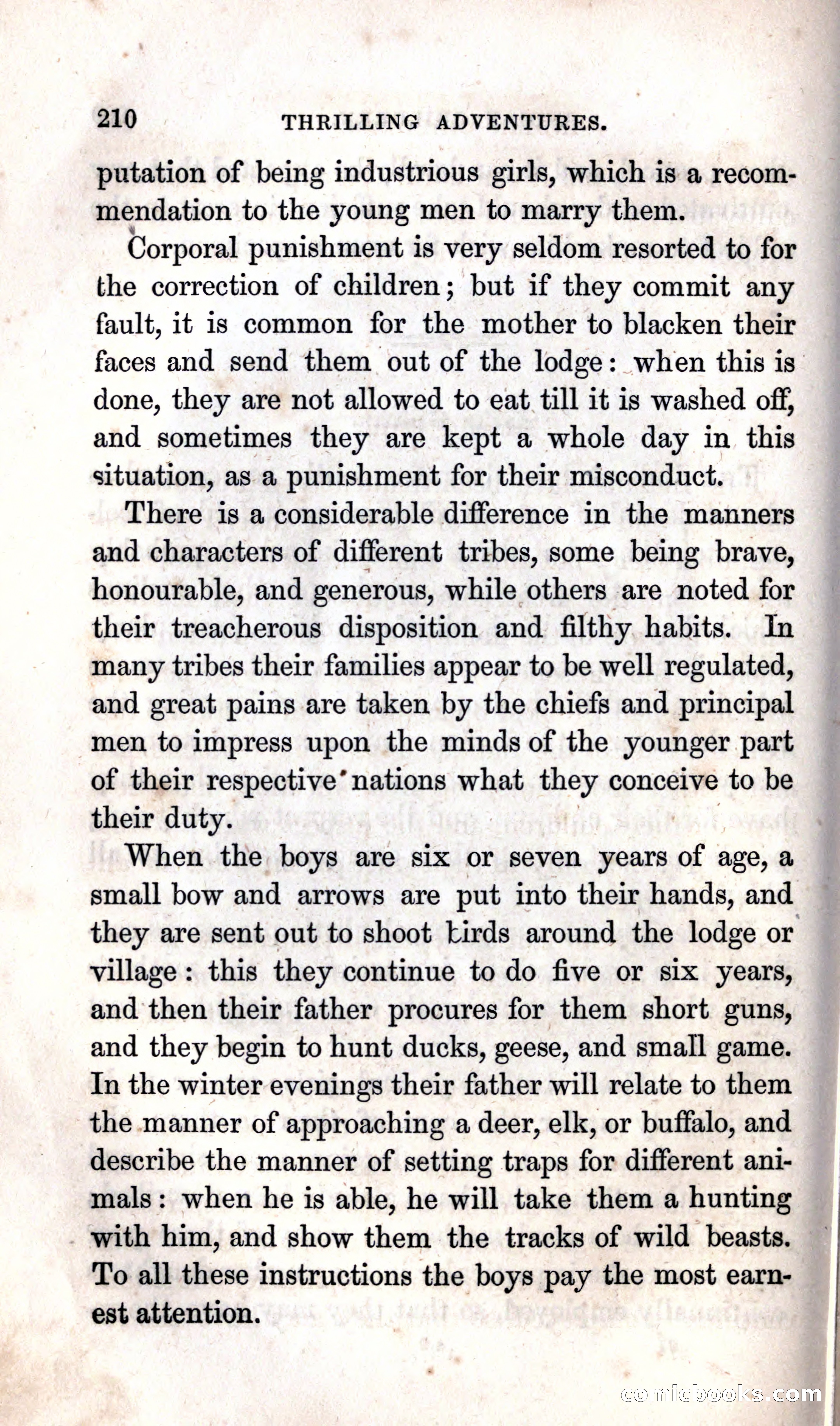 Thrilling Adventures Among the Indians — page 216 of 392