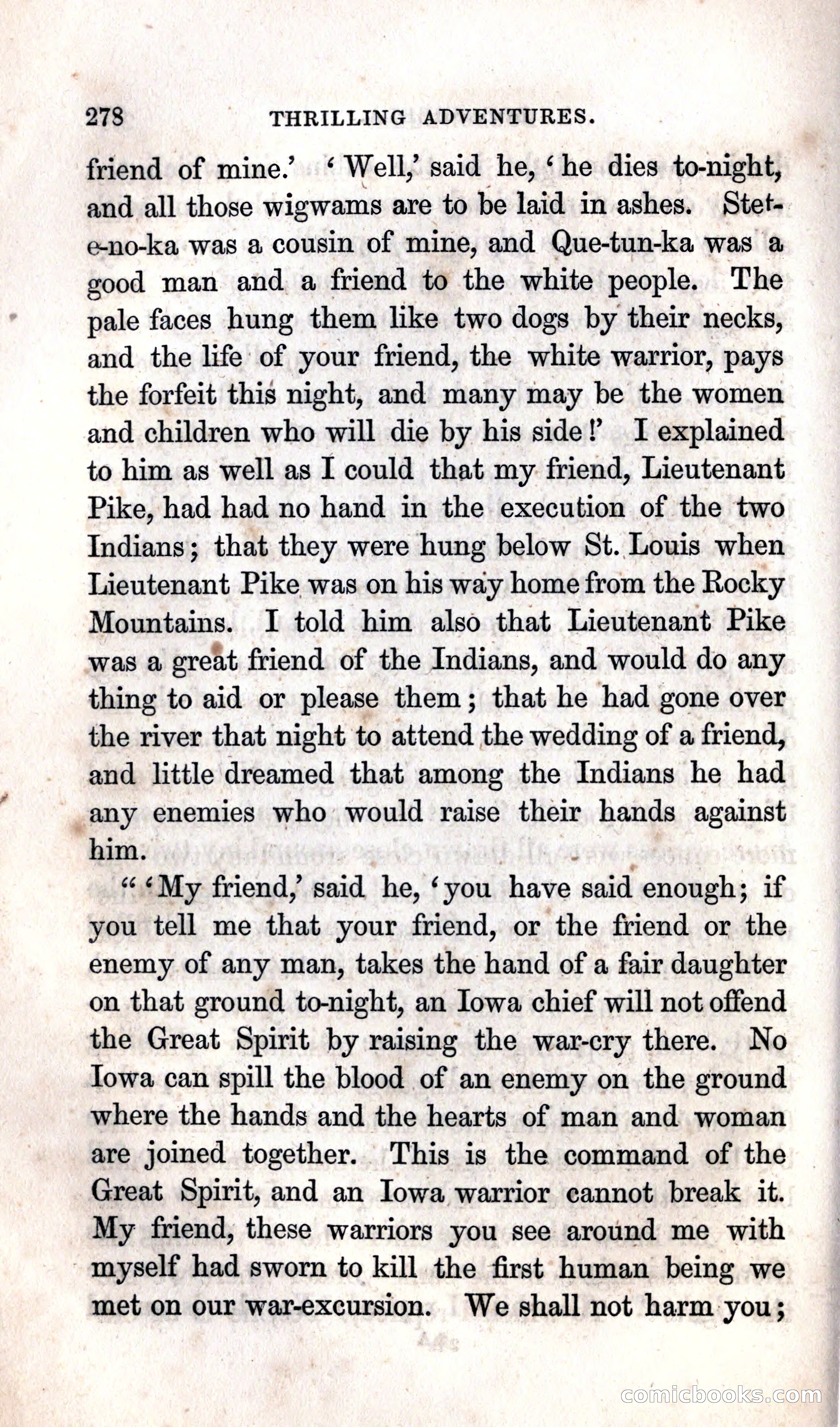 Thrilling Adventures Among the Indians — page 284 of 392