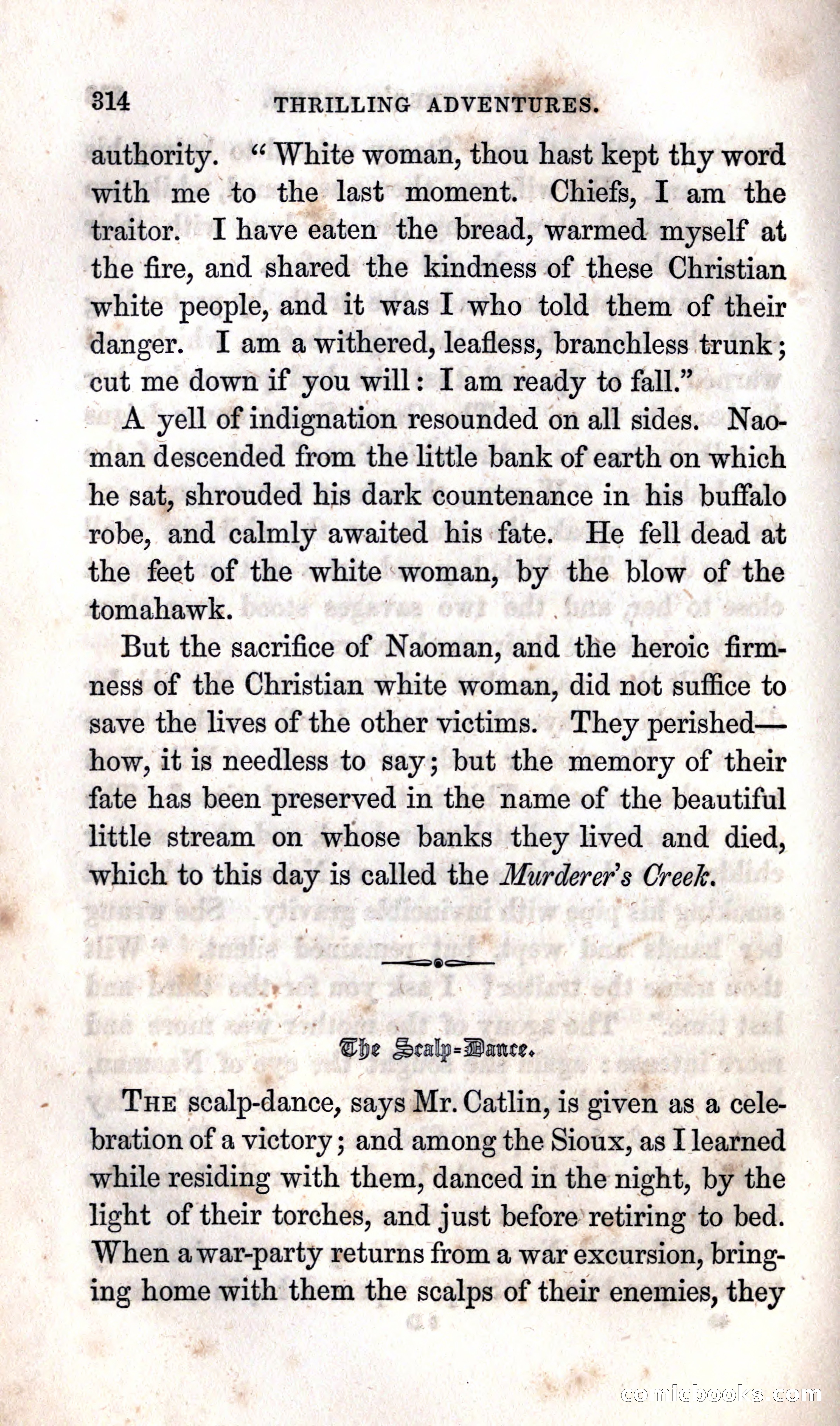 Thrilling Adventures Among the Indians — page 320 of 392