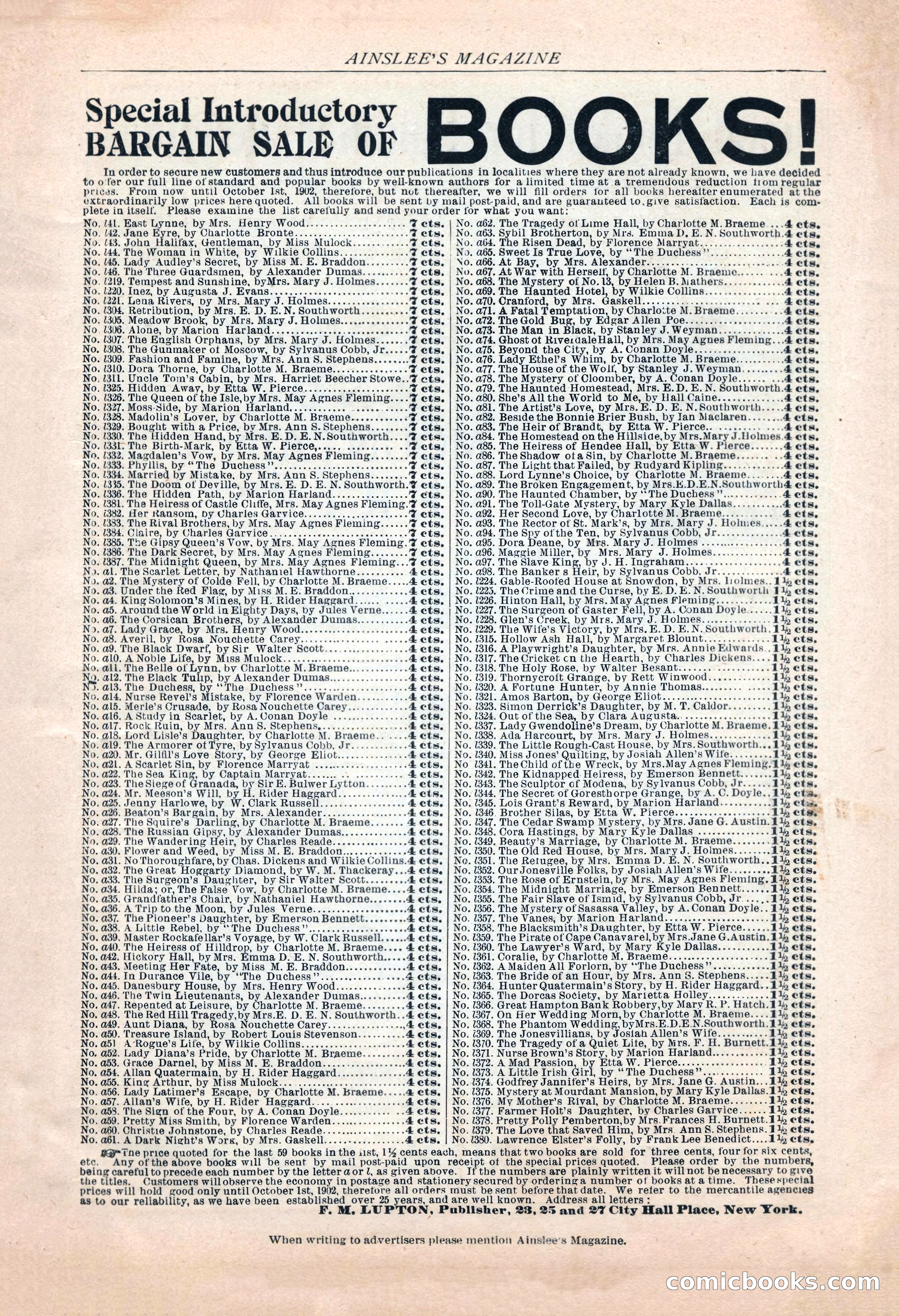 Ainslee's Magazine, June 1902 — page 5 of 136