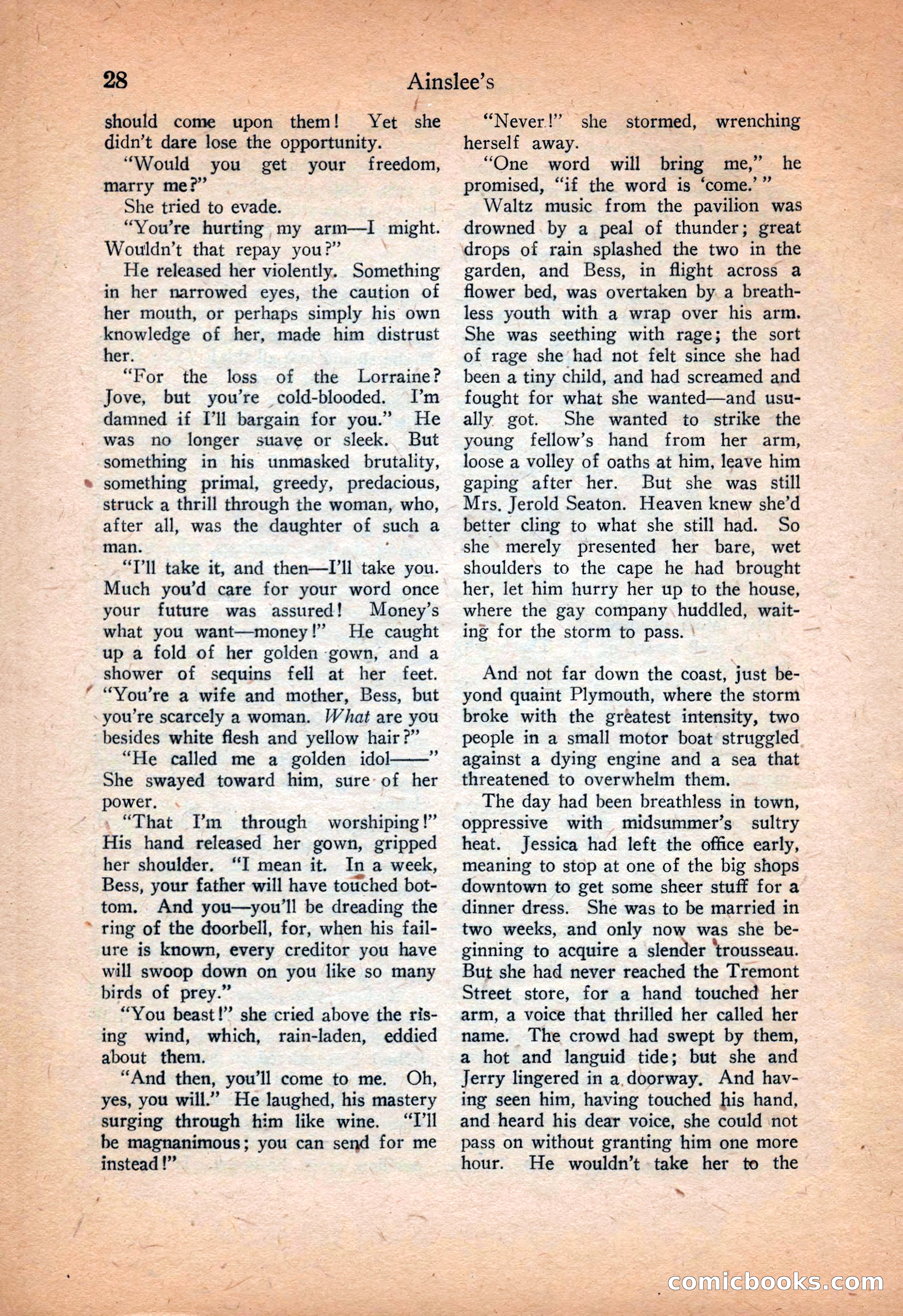 Ainslee's Magazine Cover — page 38 of 178