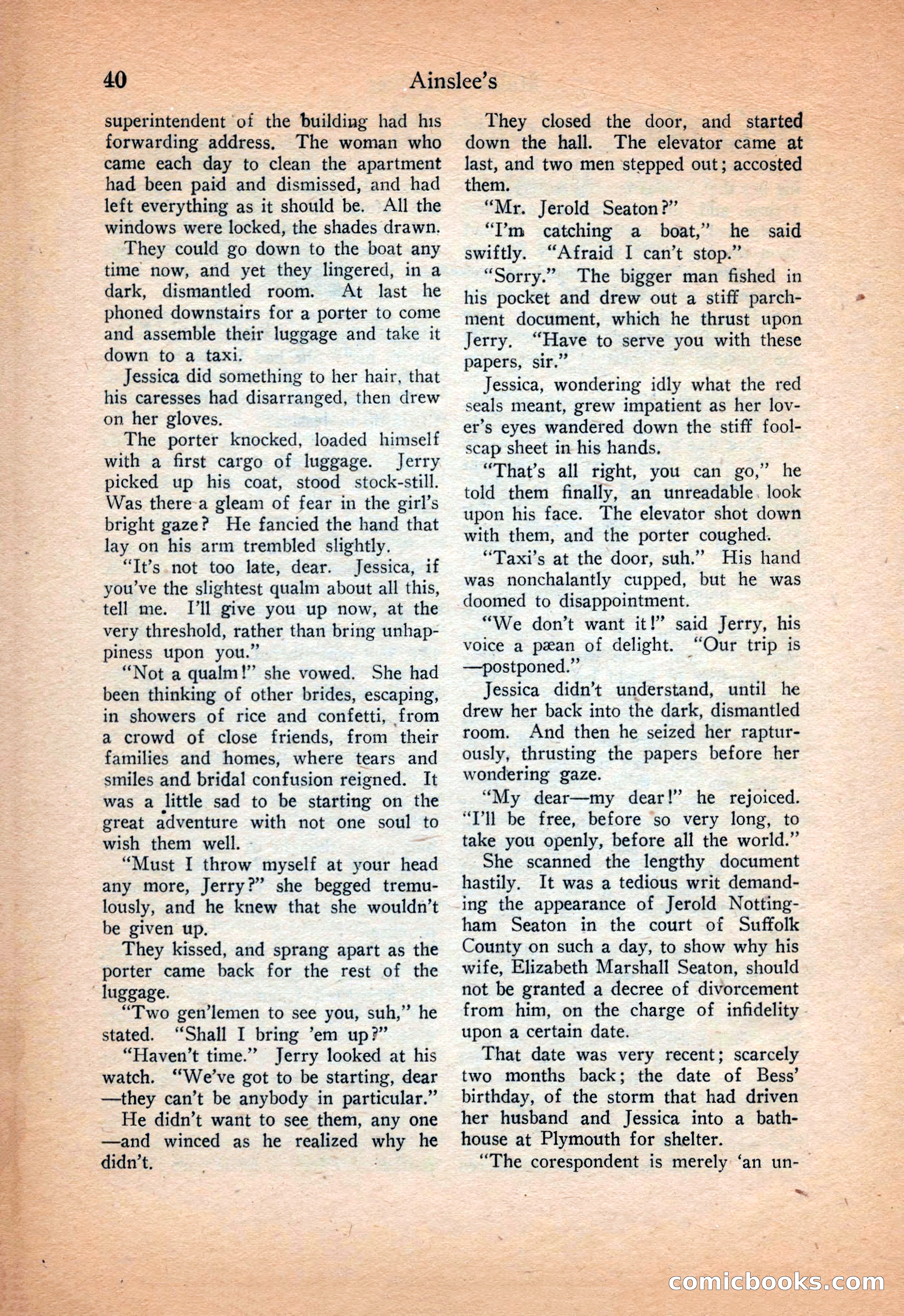 Ainslee's Magazine Cover — page 50 of 178