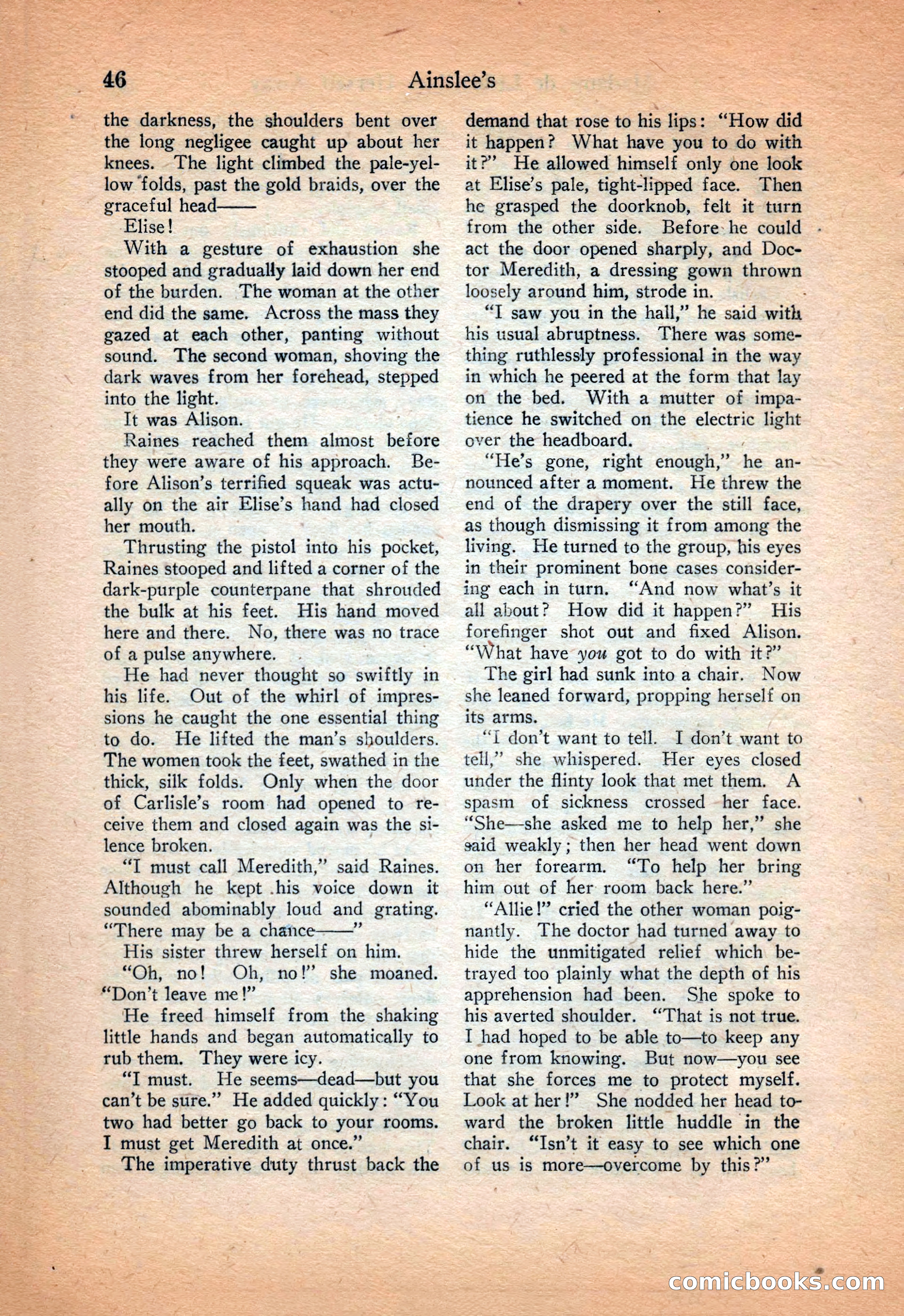 Ainslee's Magazine Cover — page 56 of 178