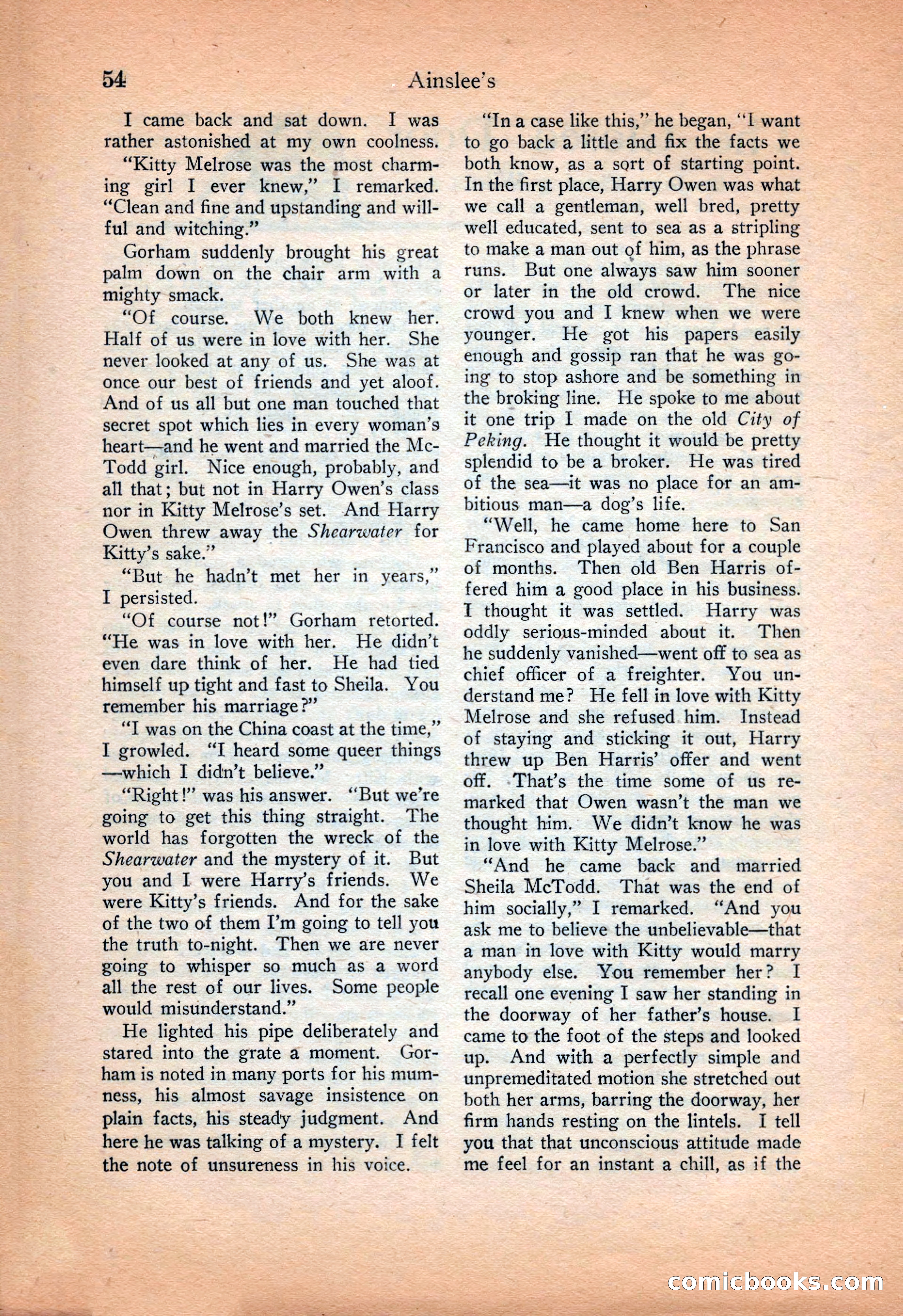 Ainslee's Magazine Cover — page 64 of 178