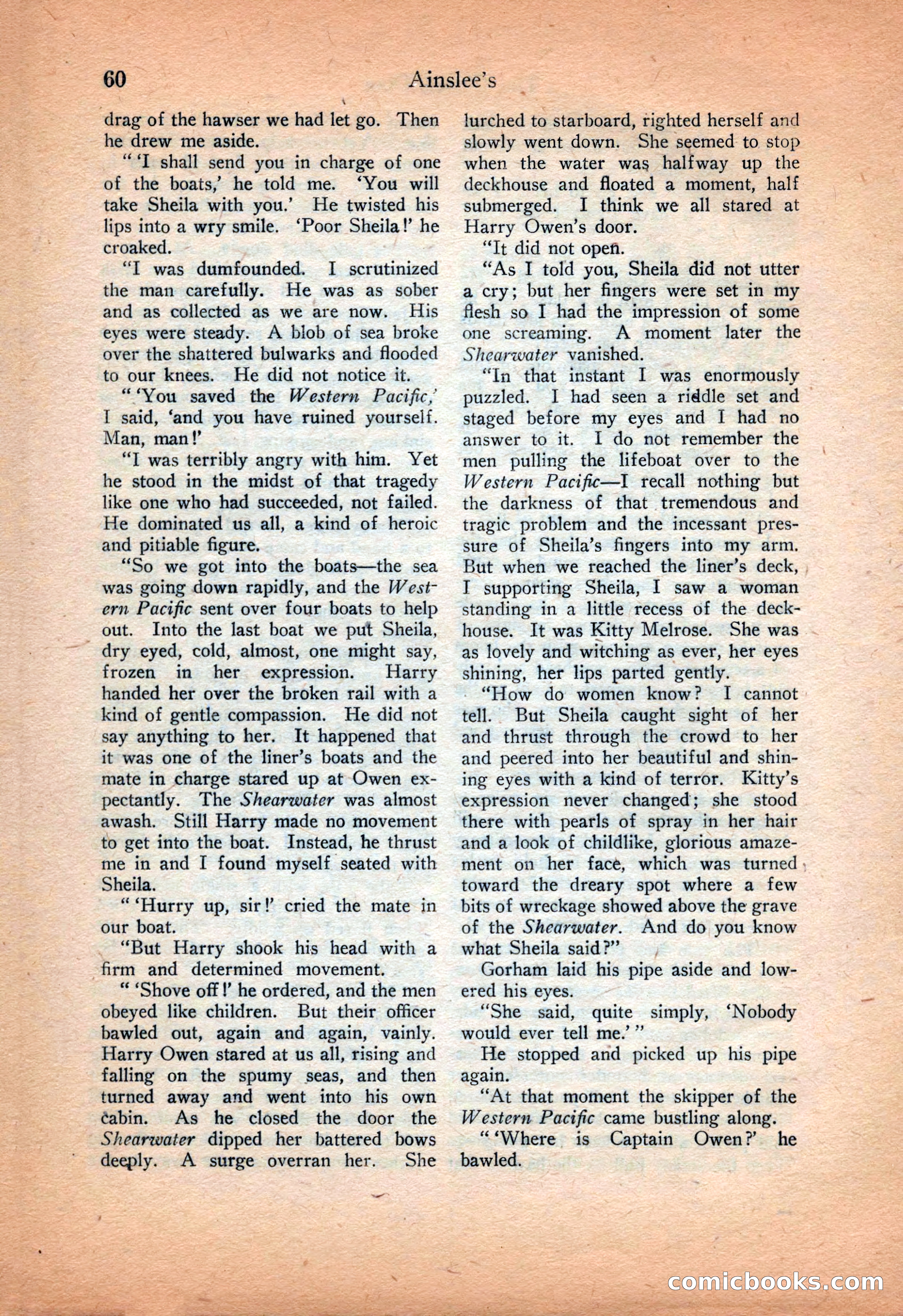 Ainslee's Magazine Cover — page 70 of 178
