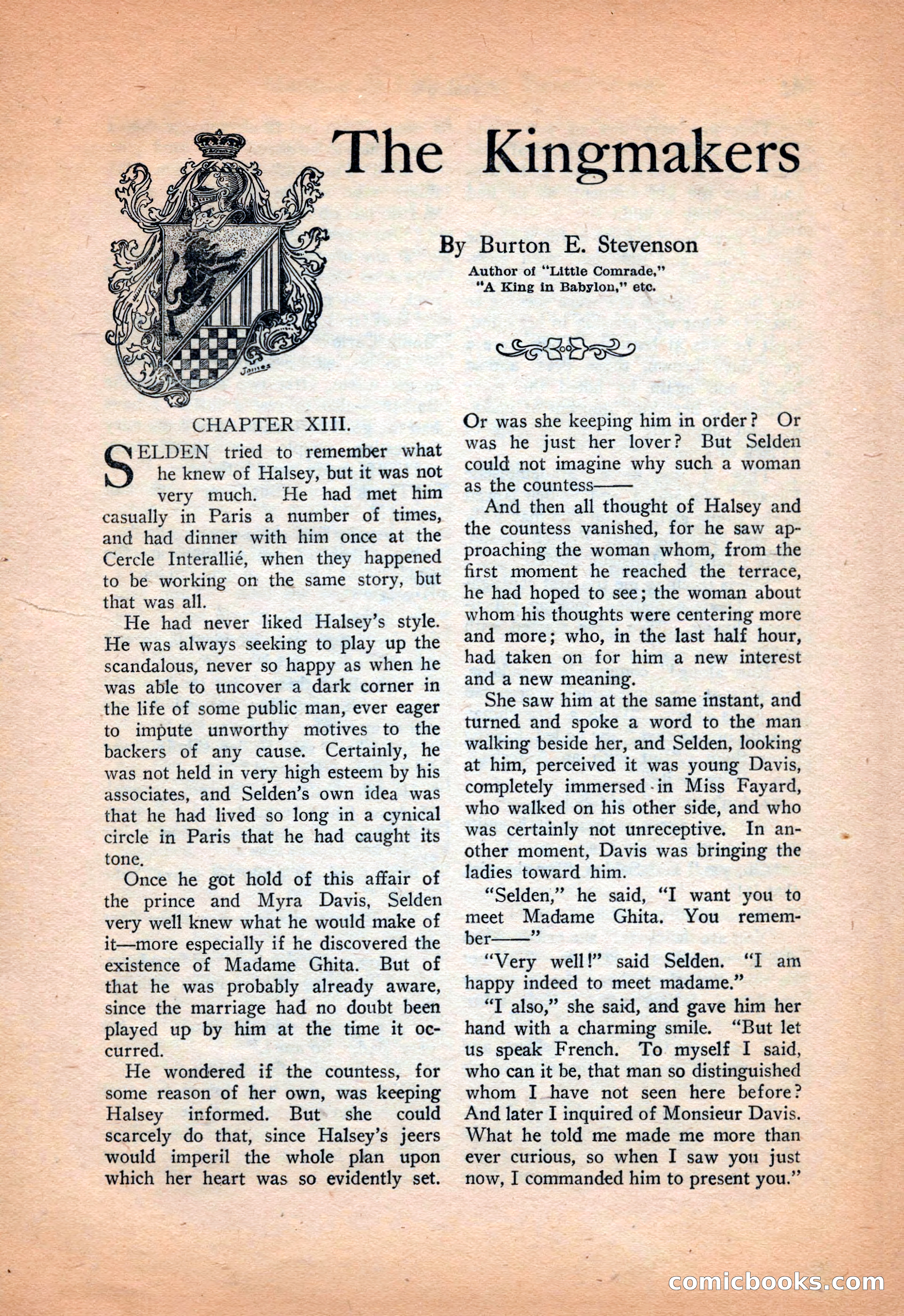 Ainslee's Magazine Cover — page 73 of 178