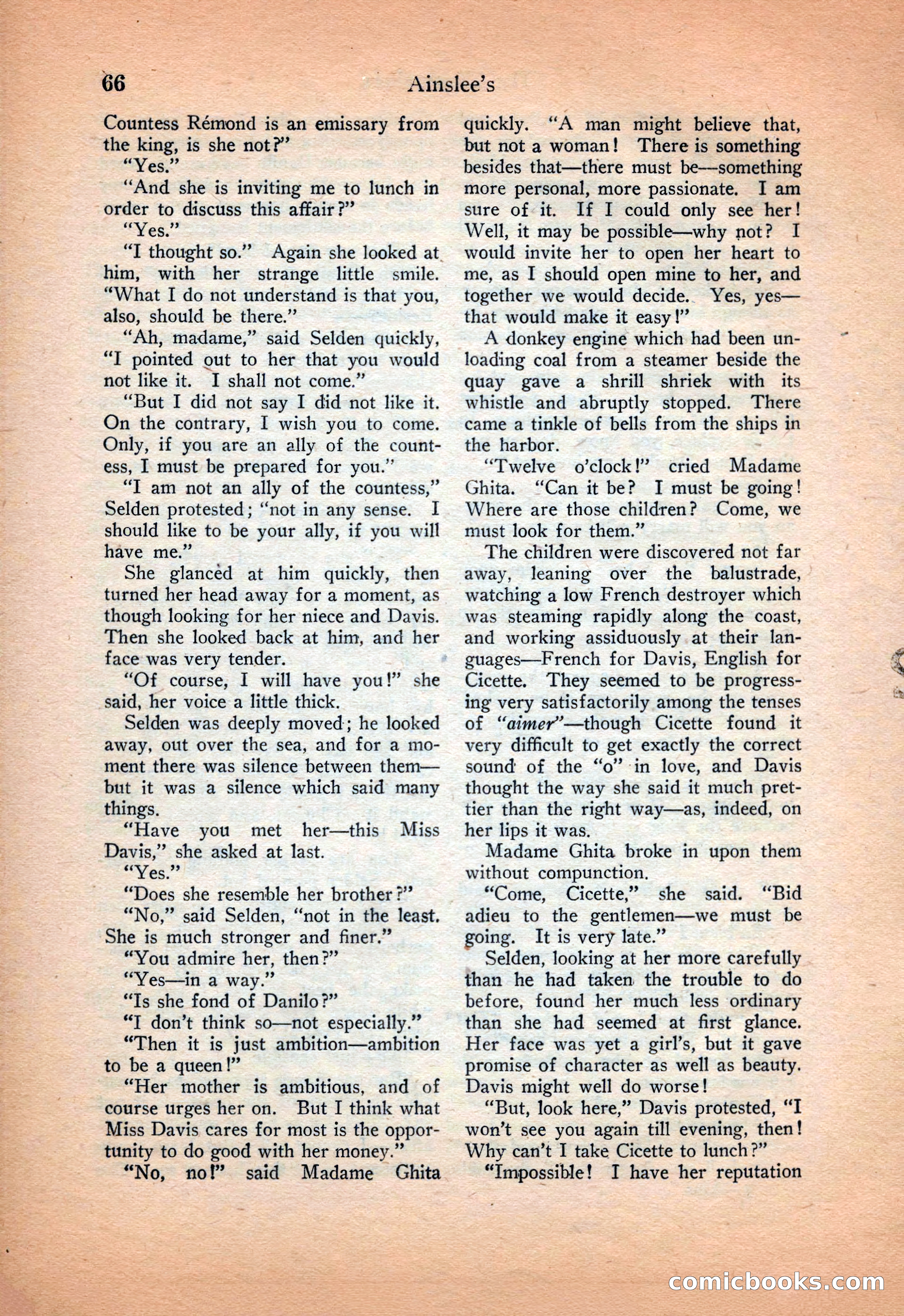 Ainslee's Magazine Cover — page 76 of 178
