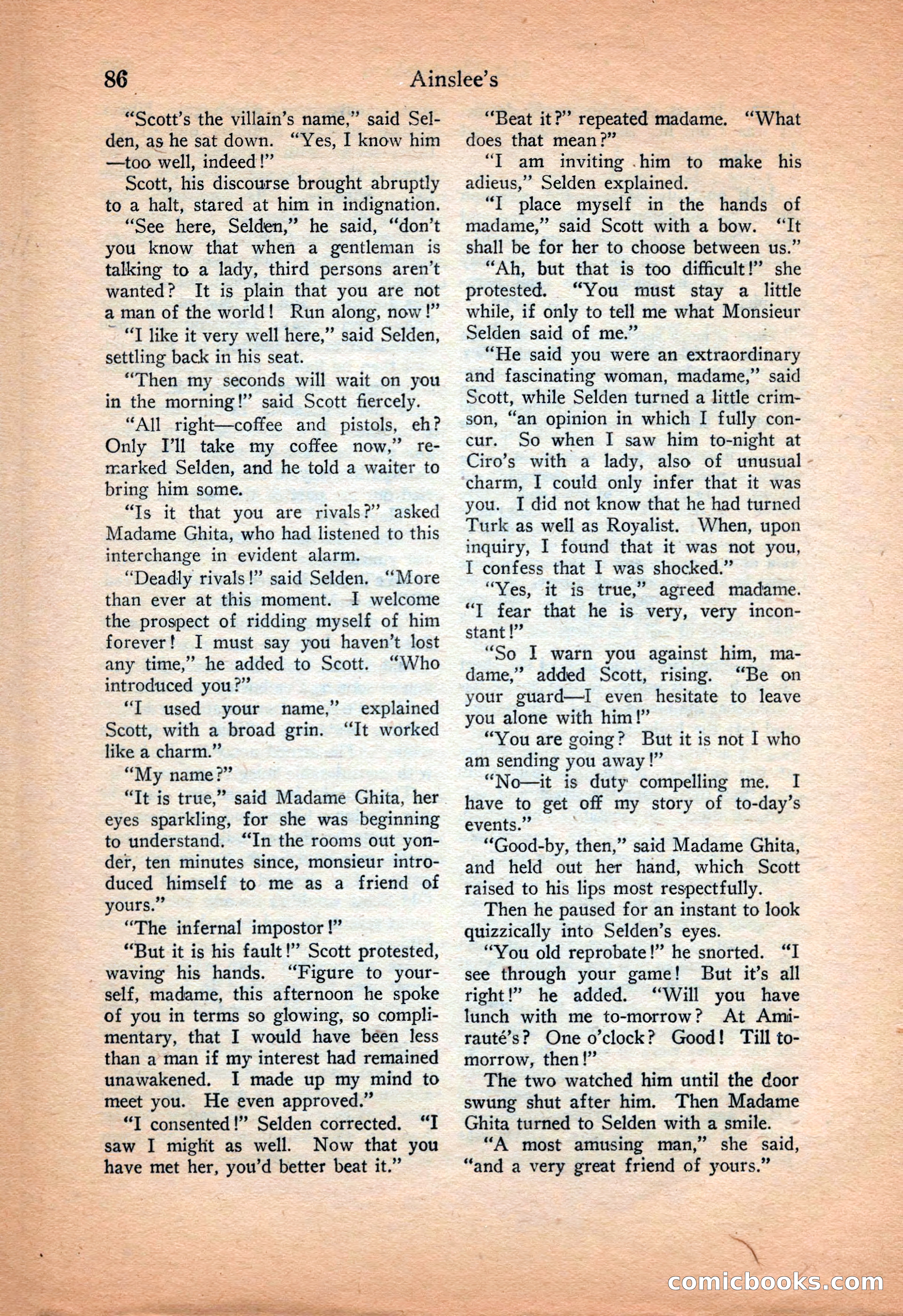 Ainslee's Magazine Cover — page 96 of 178