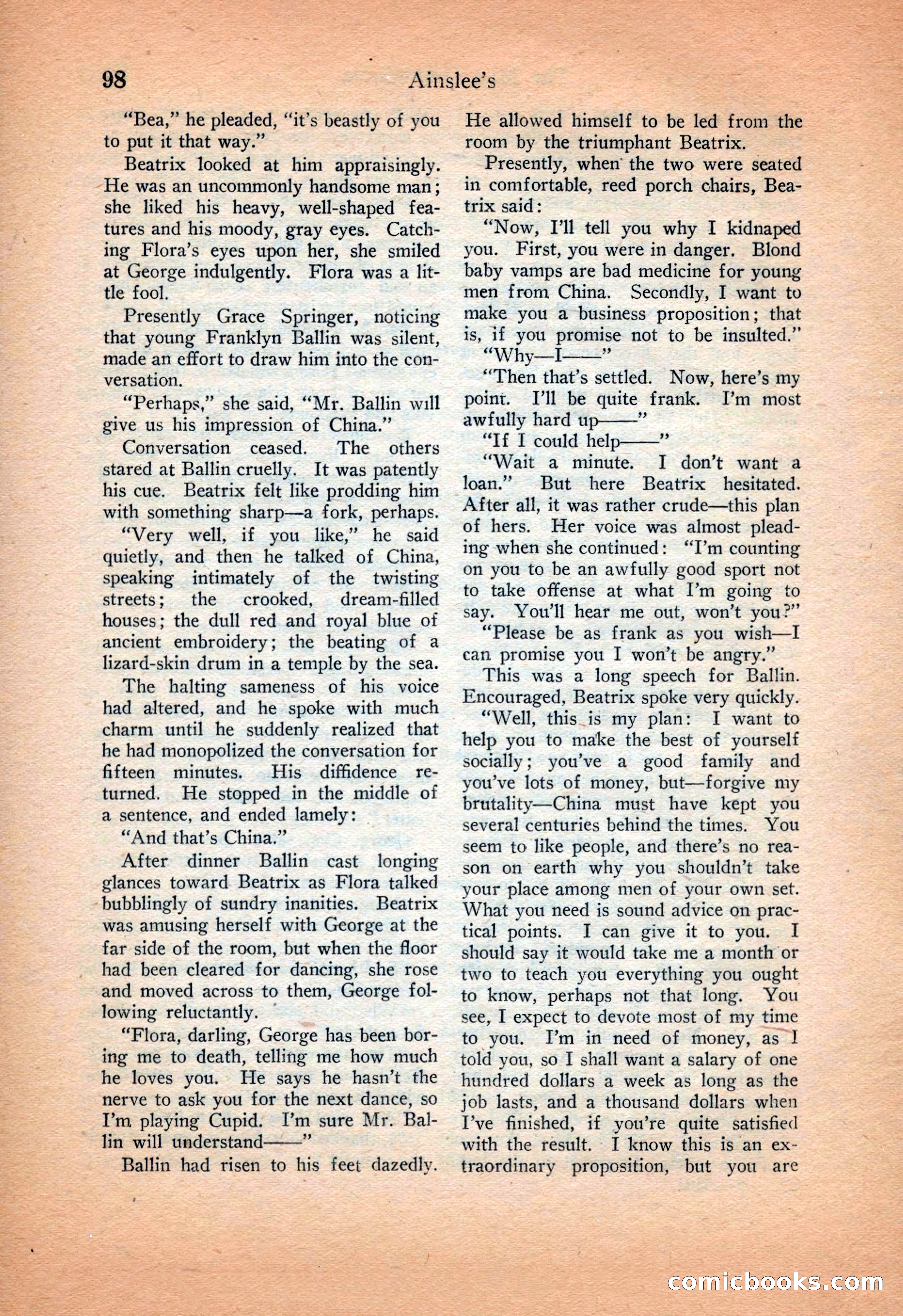 Ainslee's Magazine Cover — page 108 of 178