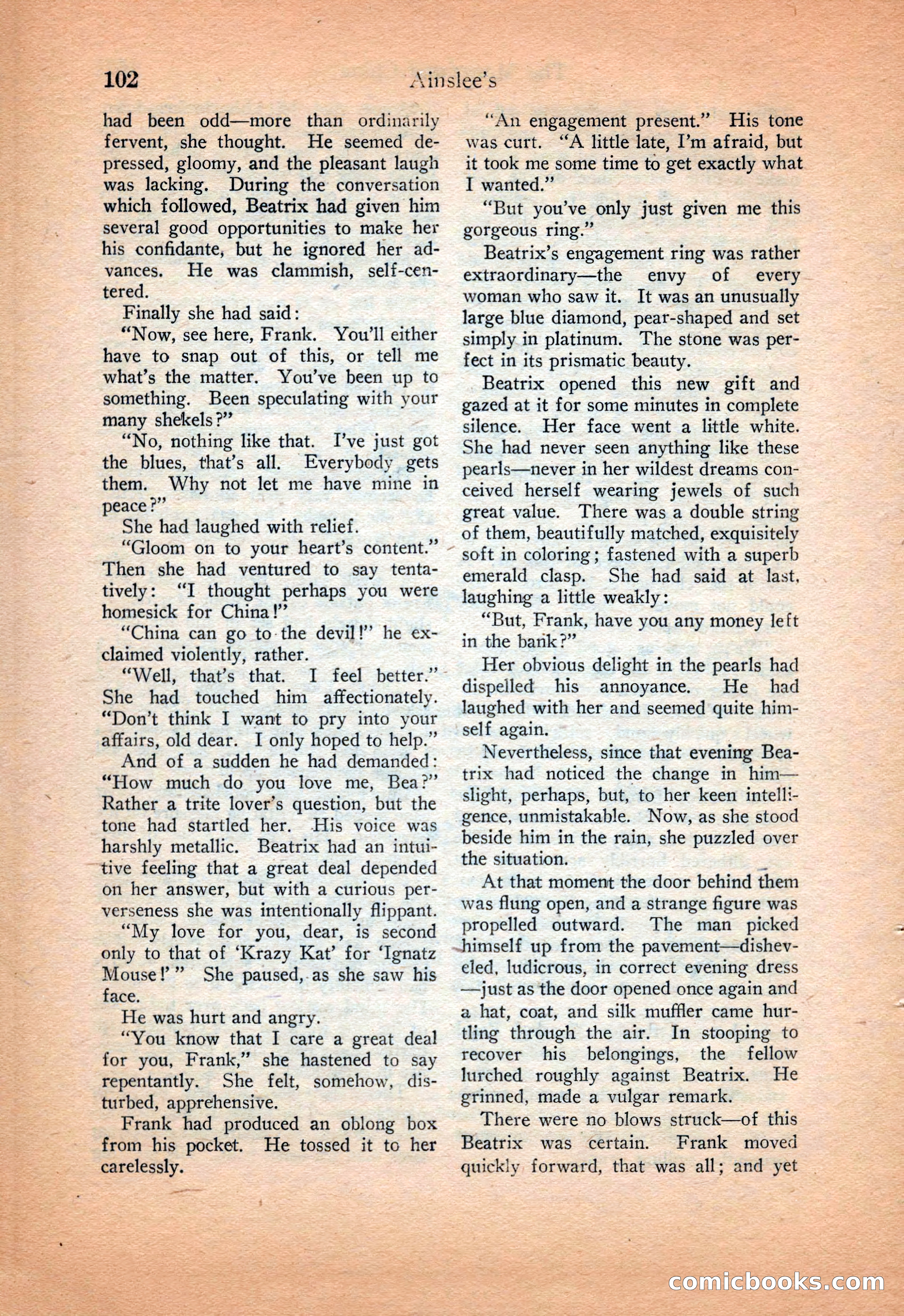 Ainslee's Magazine Cover — page 112 of 178