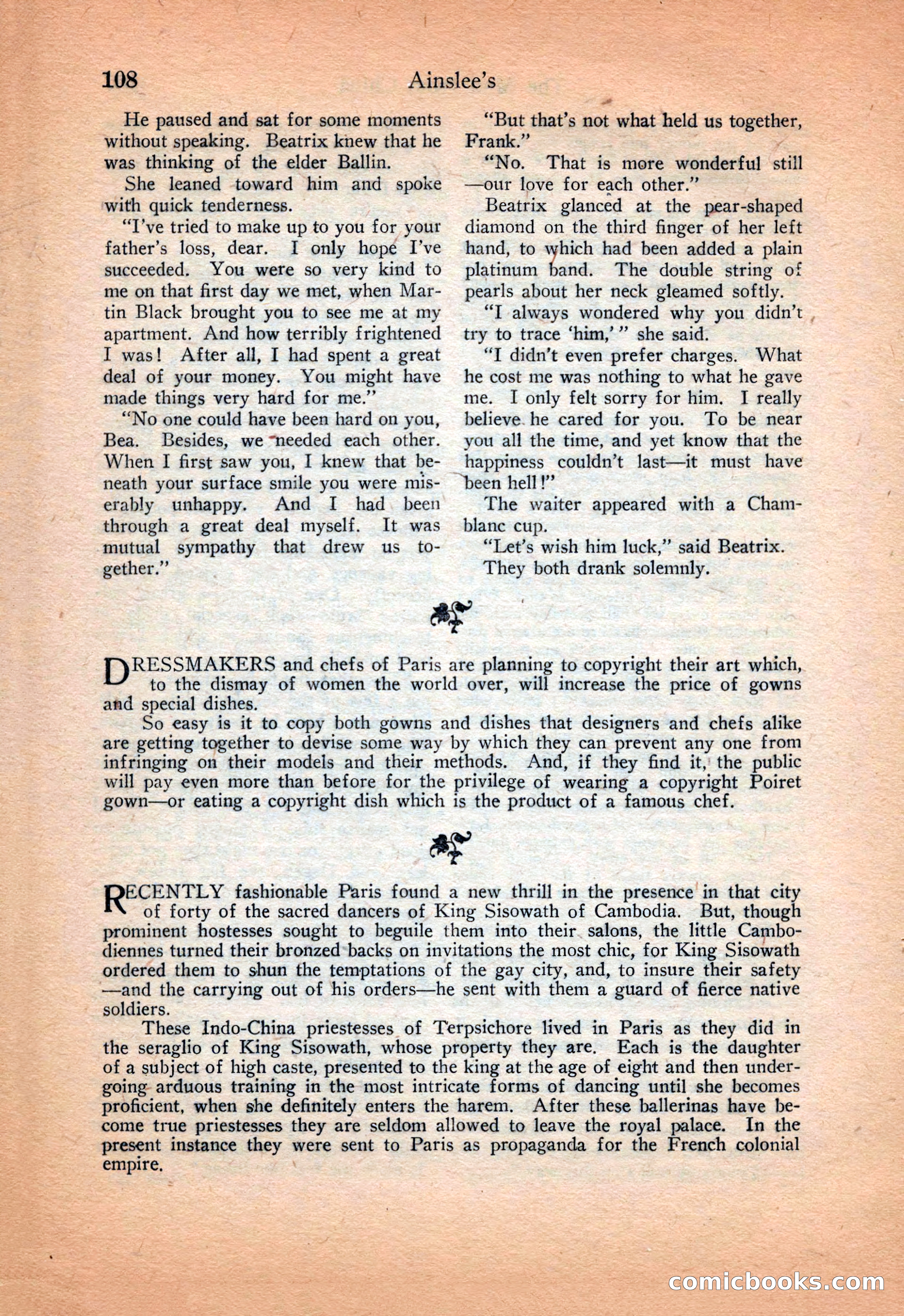 Ainslee's Magazine Cover — page 118 of 178