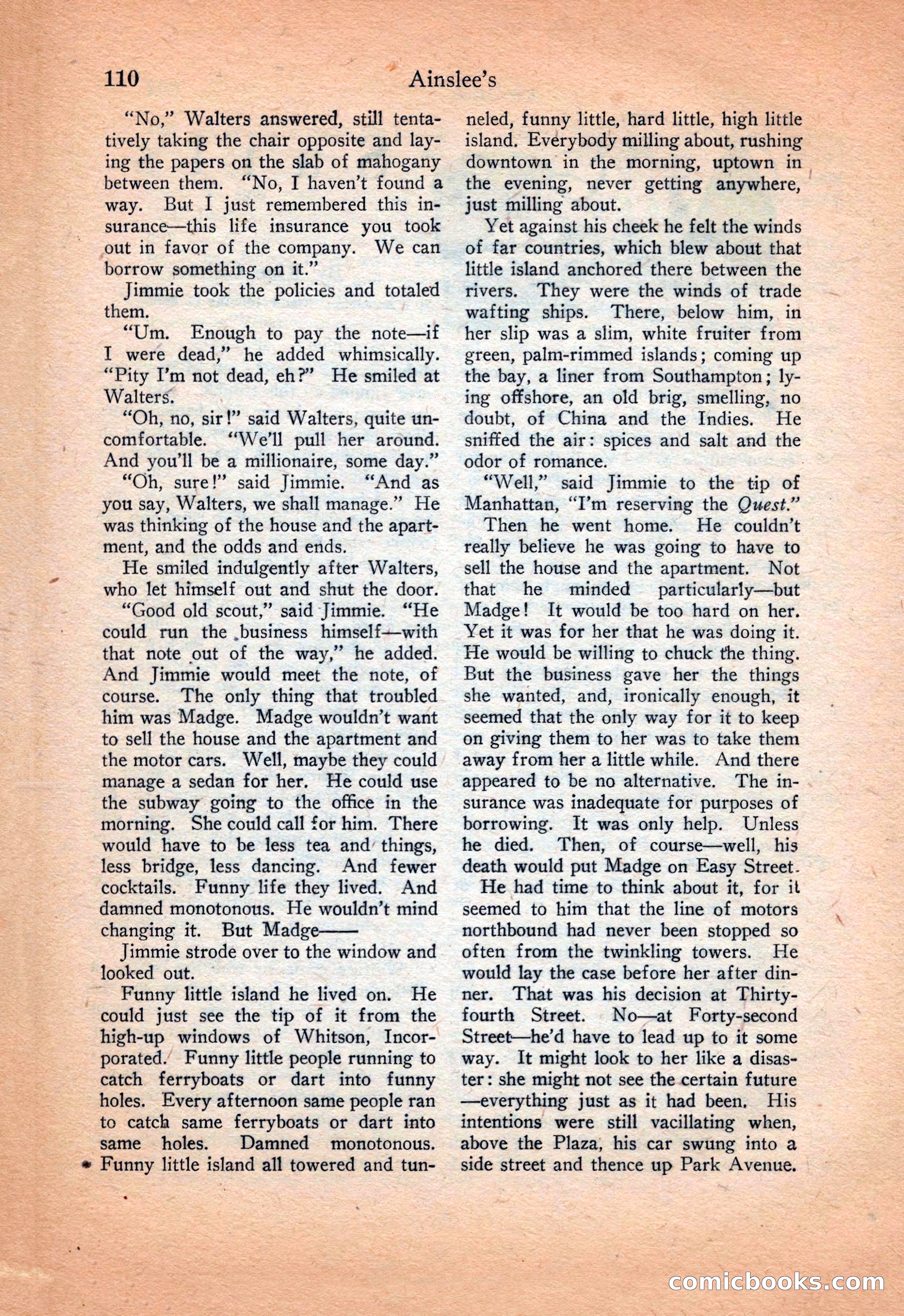 Ainslee's Magazine Cover — page 120 of 178