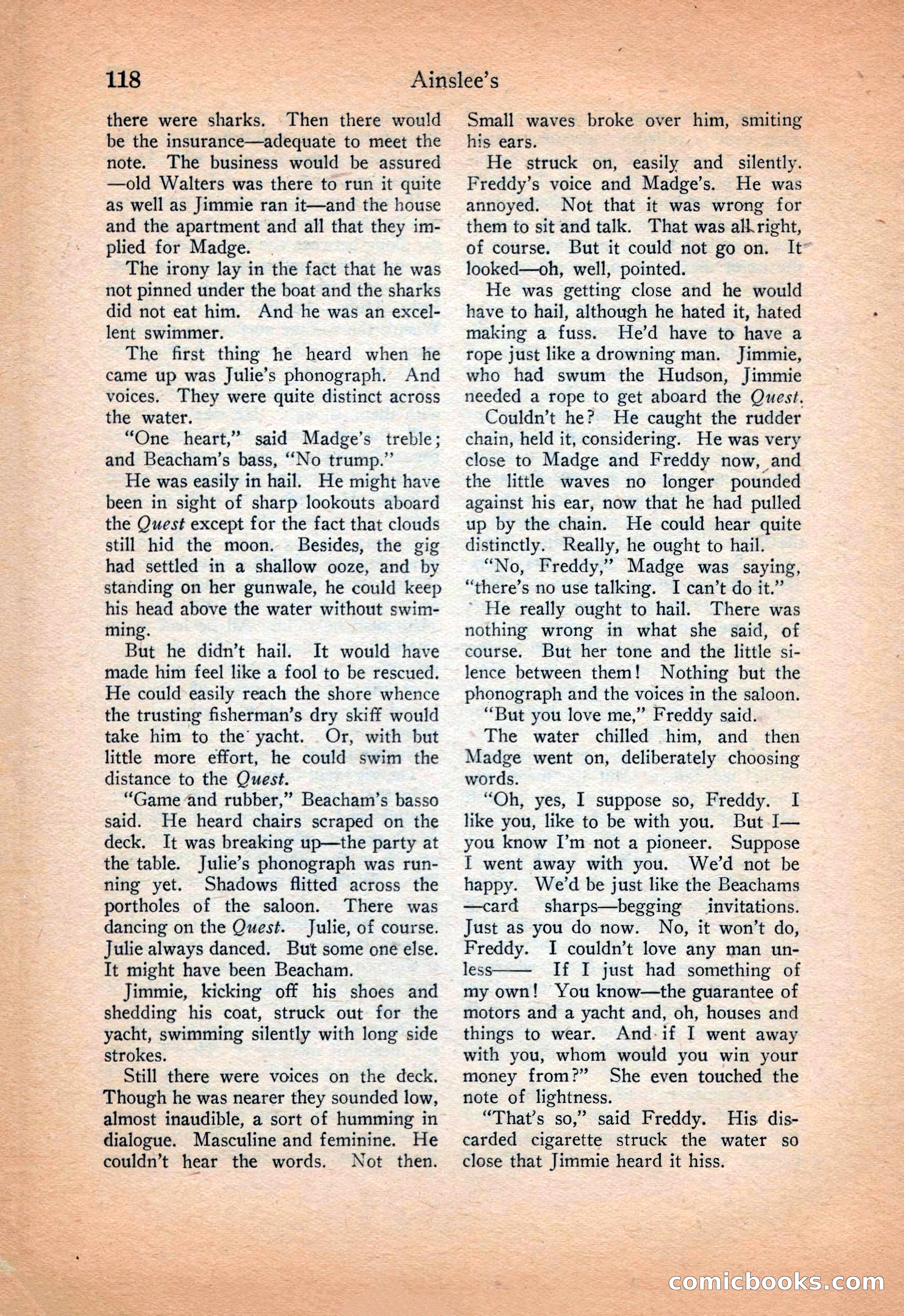Ainslee's Magazine Cover — page 128 of 178