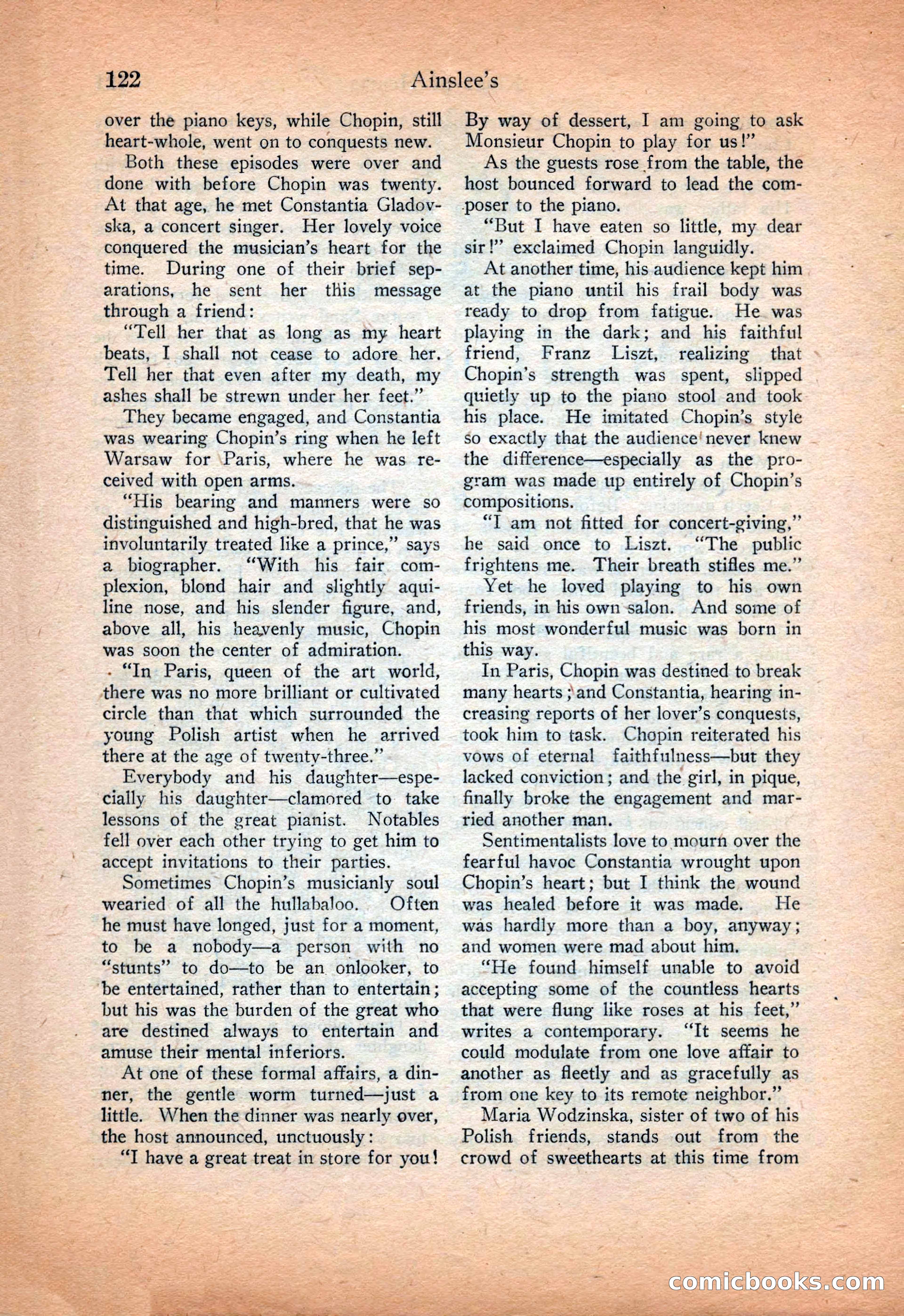 Ainslee's Magazine Cover — page 132 of 178