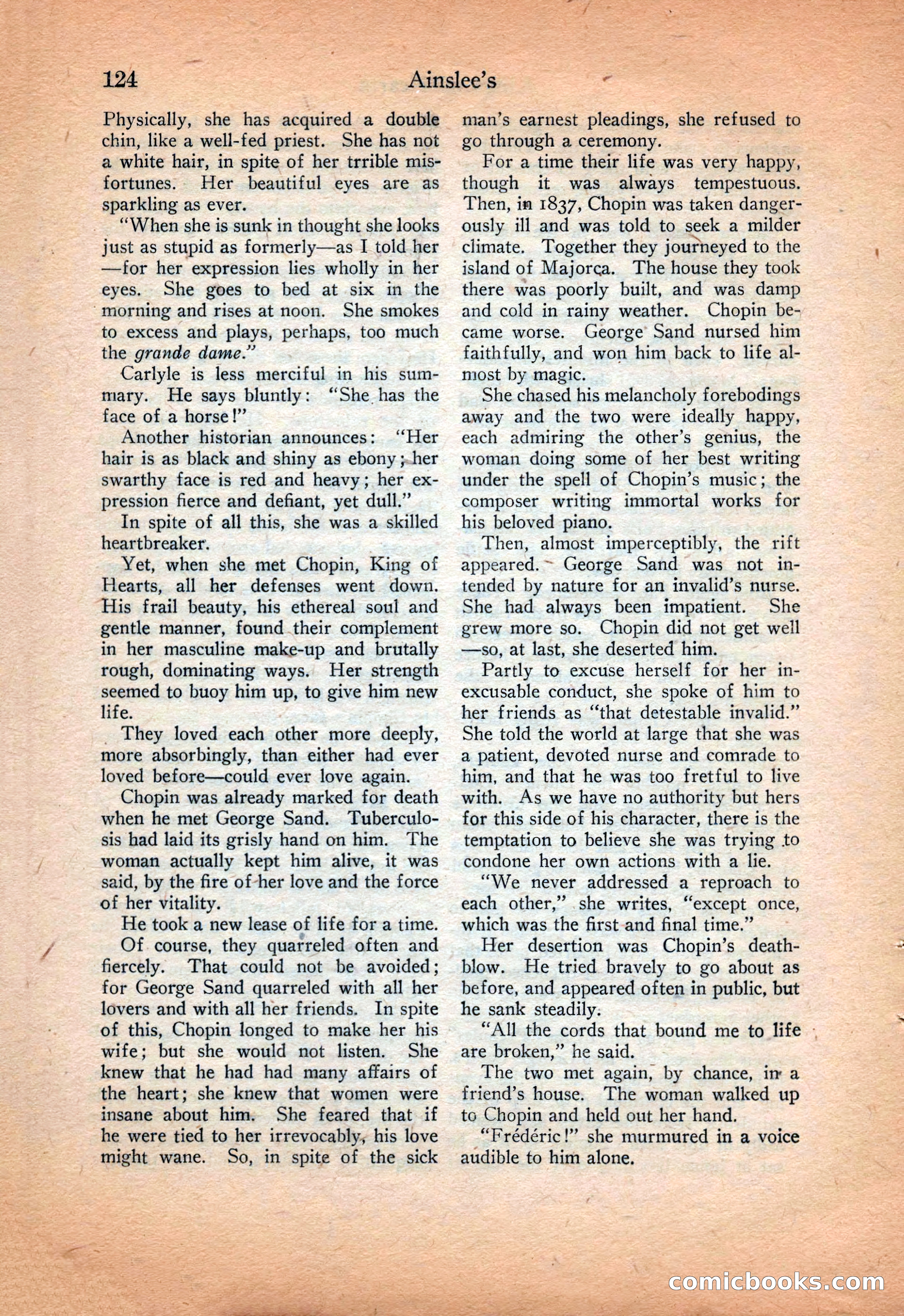 Ainslee's Magazine Cover — page 134 of 178