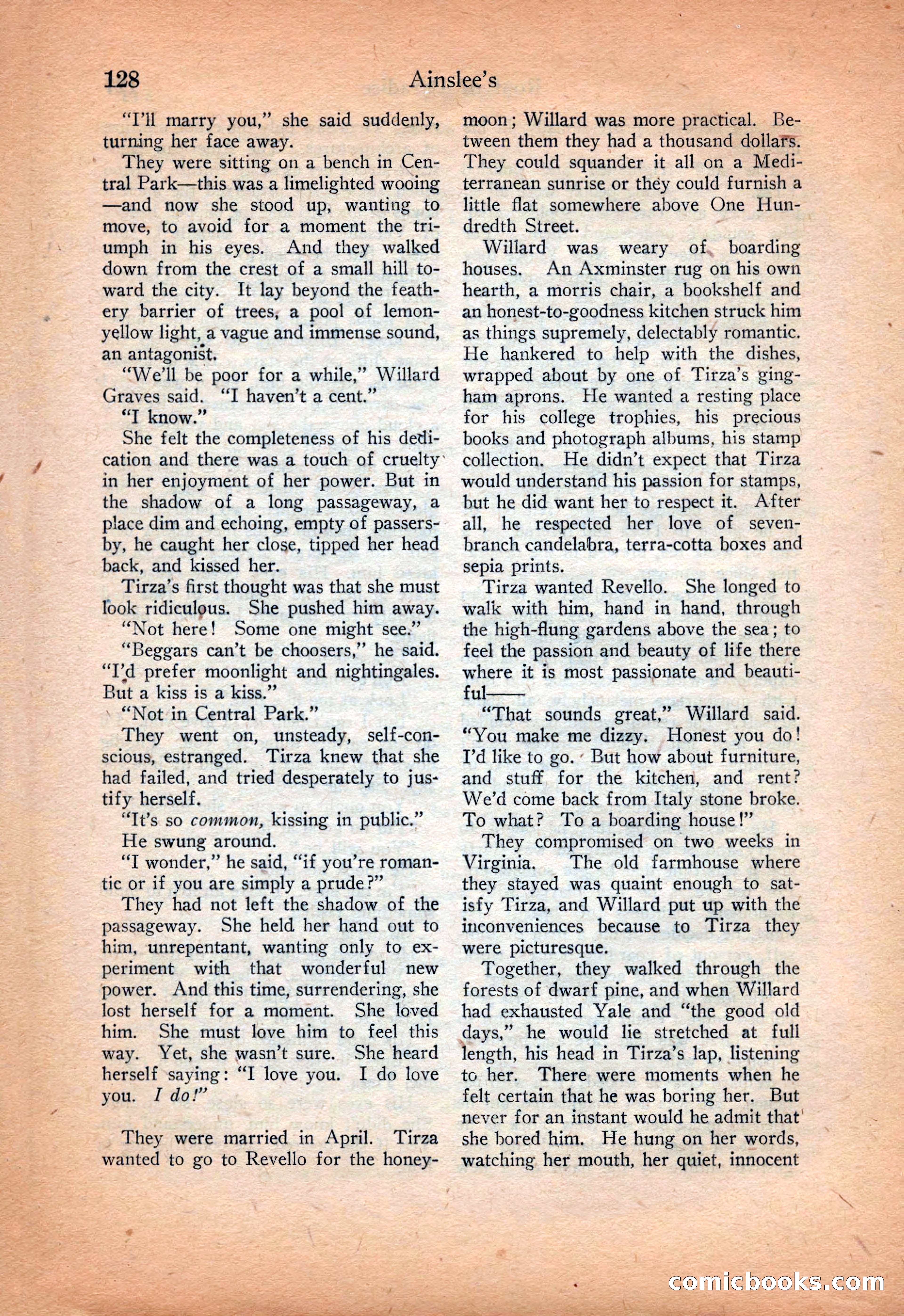 Ainslee's Magazine Cover — page 138 of 178