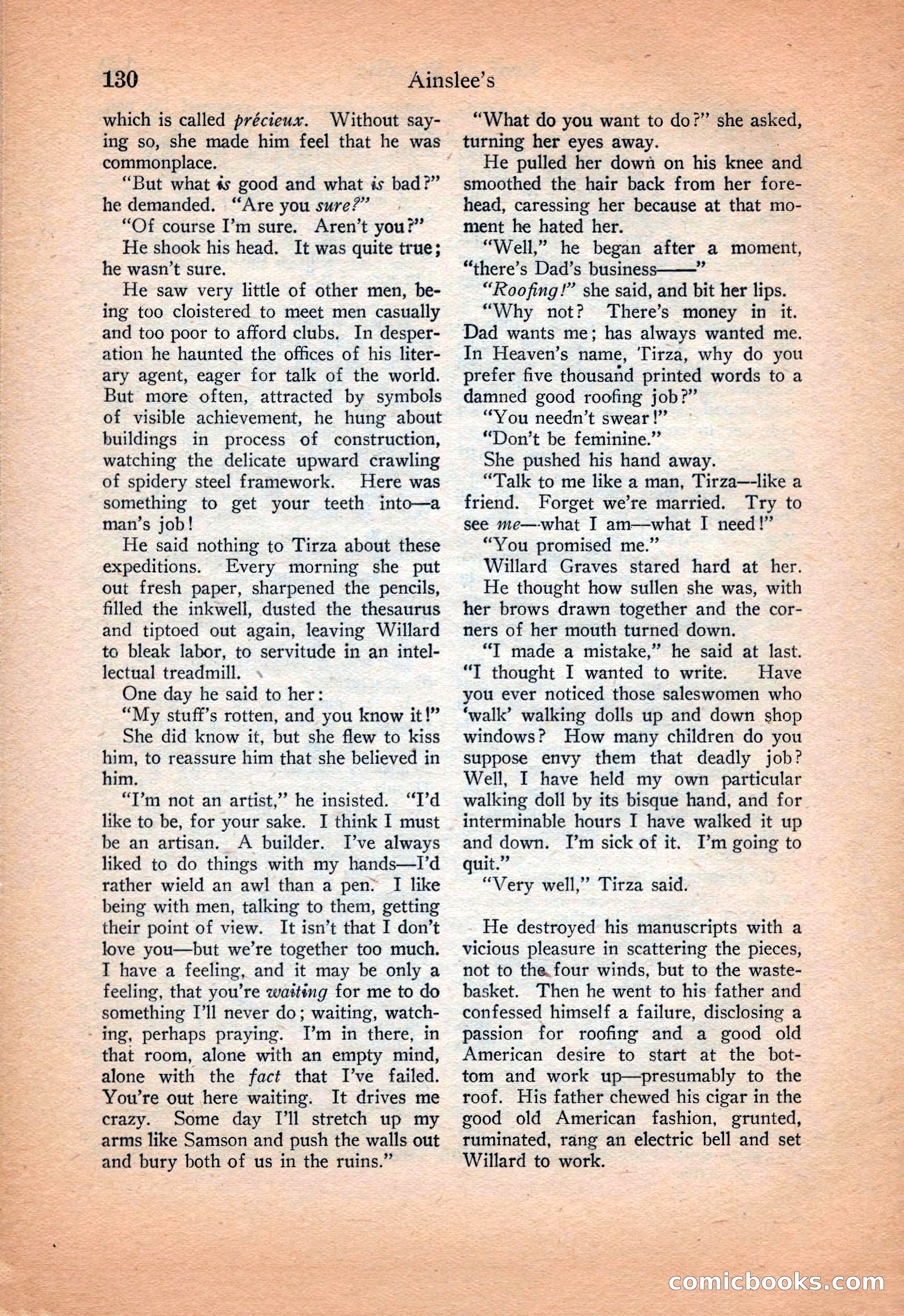 Ainslee's Magazine Cover — page 140 of 178
