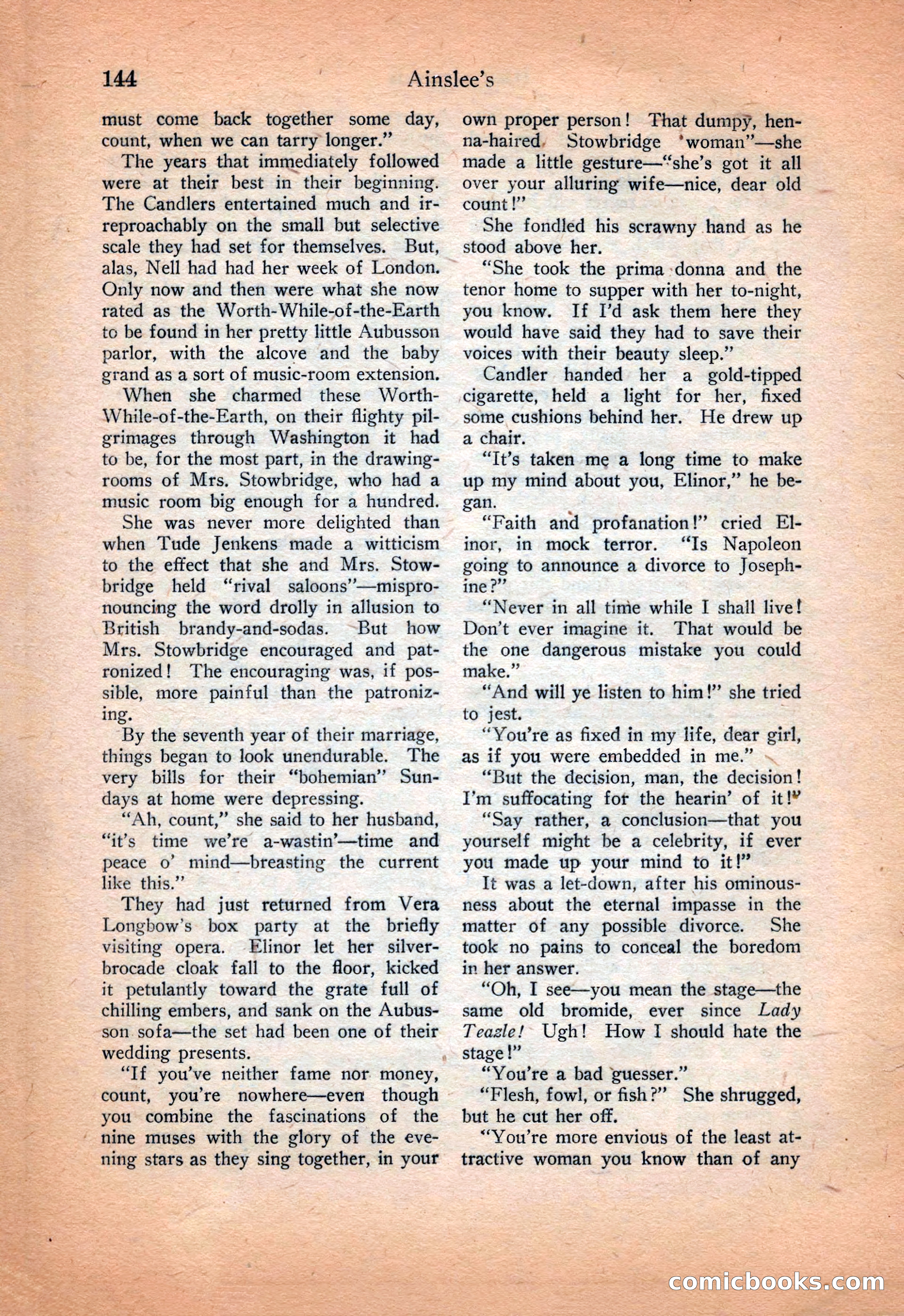 Ainslee's Magazine Cover — page 152 of 178