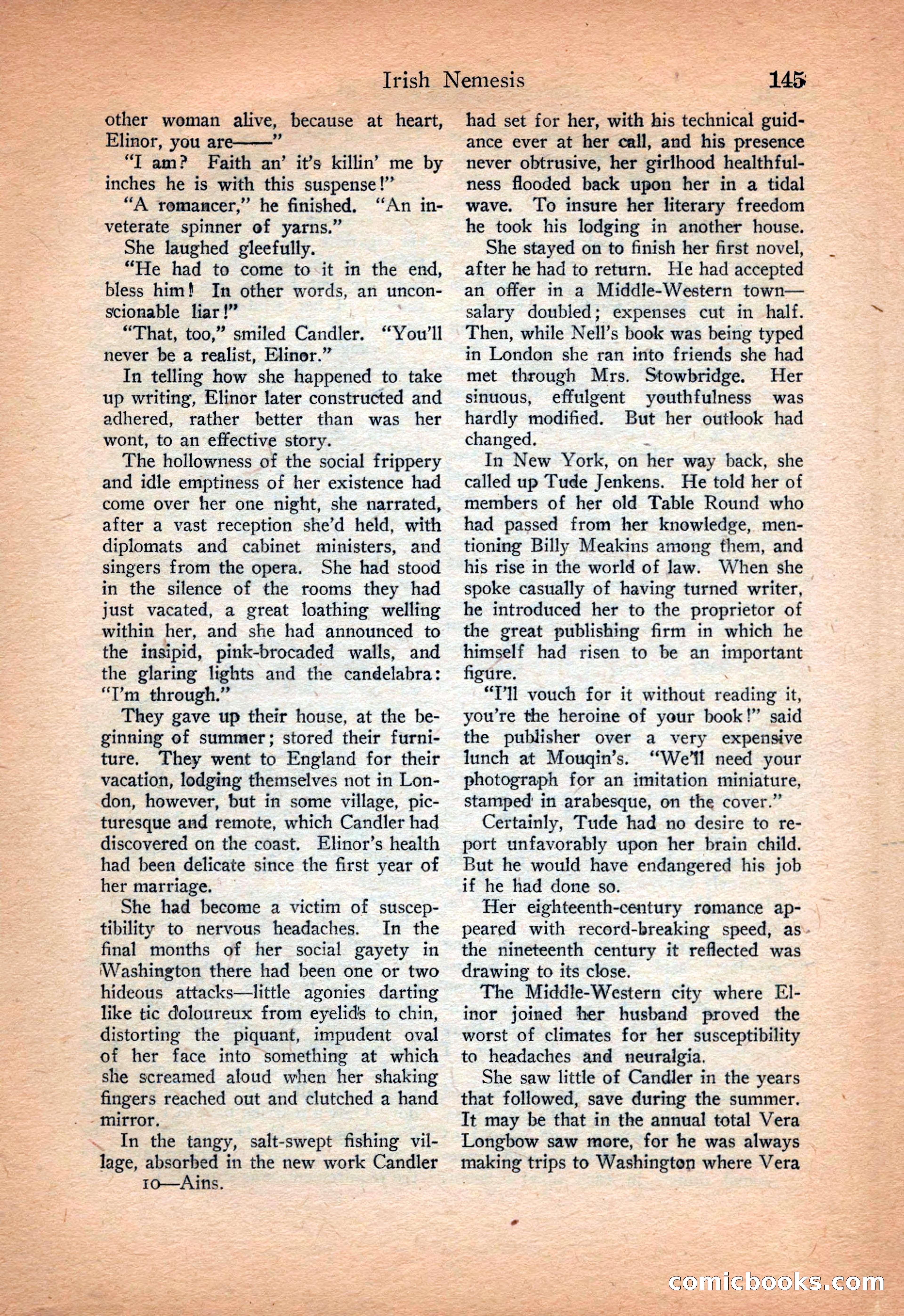 Ainslee's Magazine Cover — page 153 of 178