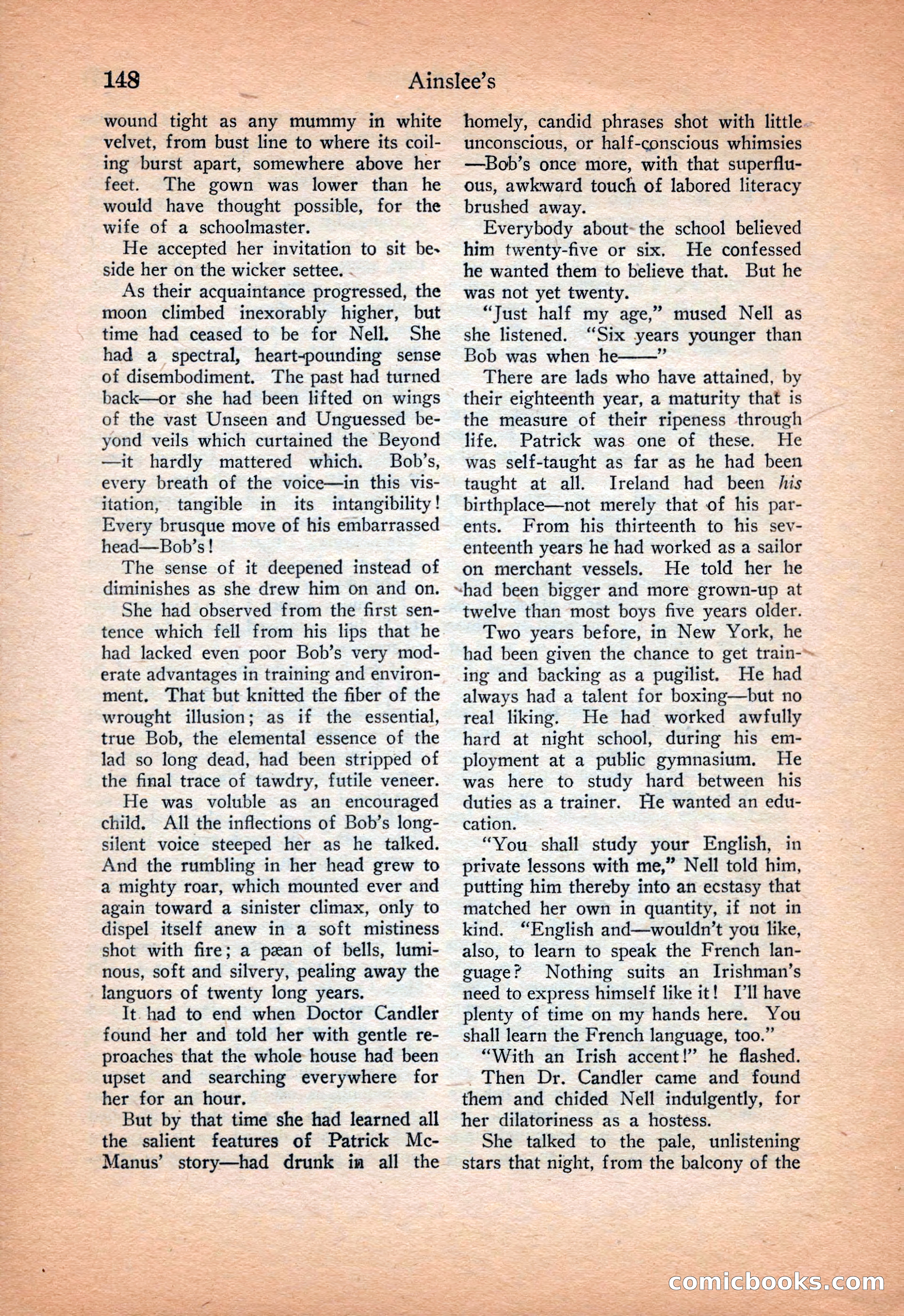 Ainslee's Magazine Cover — page 156 of 178