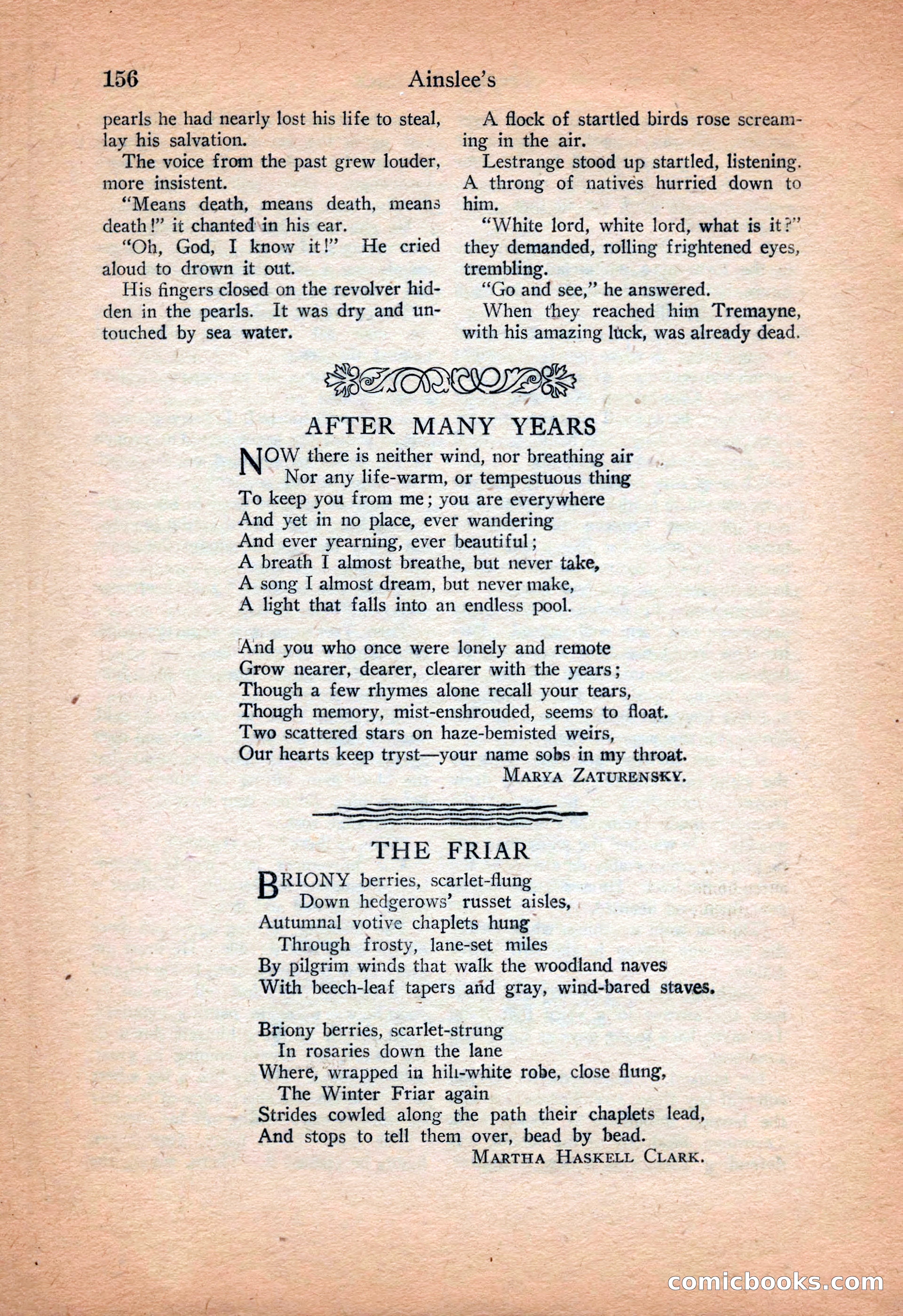 Ainslee's Magazine Cover — page 164 of 178