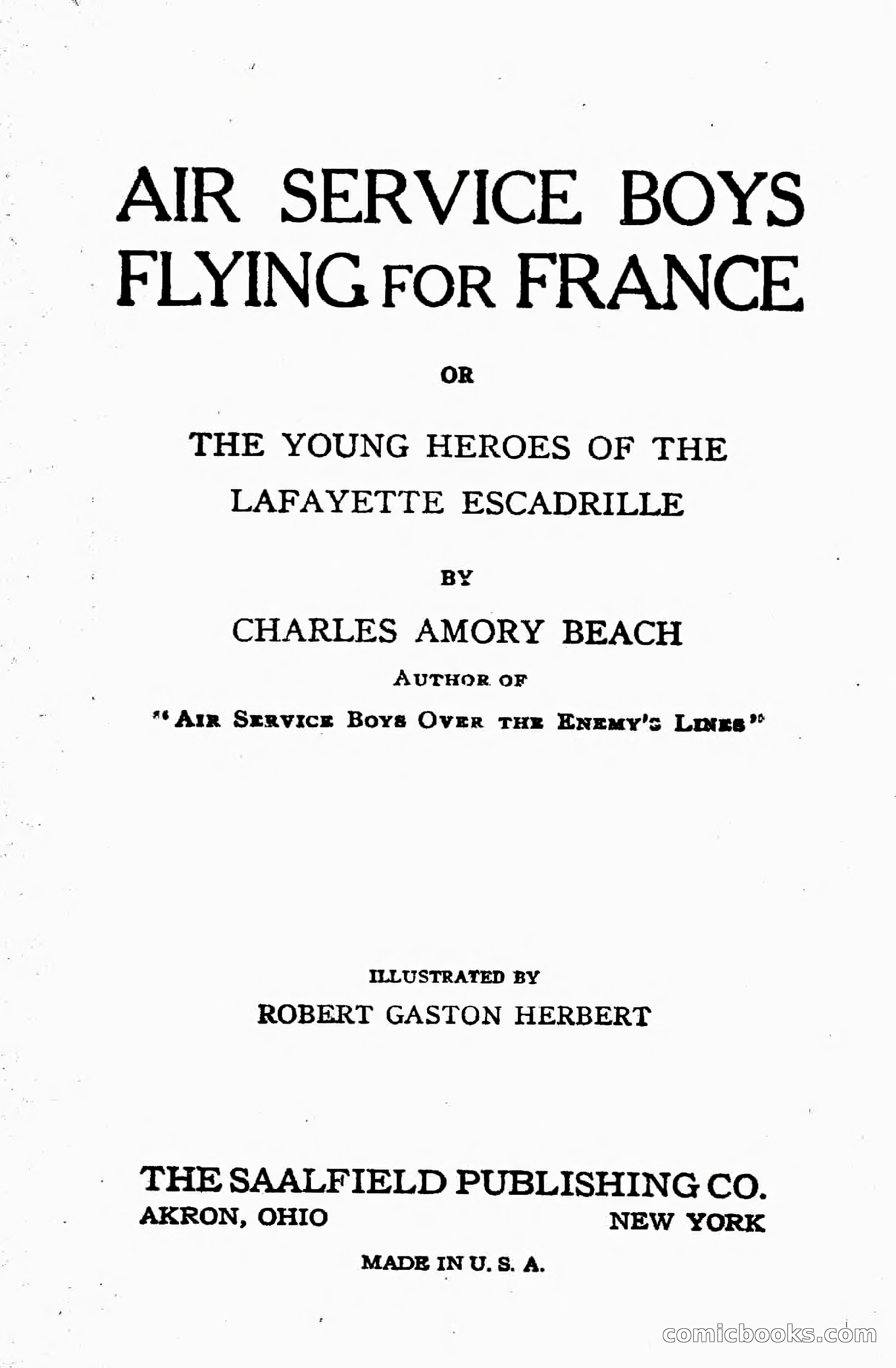 Air Service Boys Flying for France — page 2 of 223