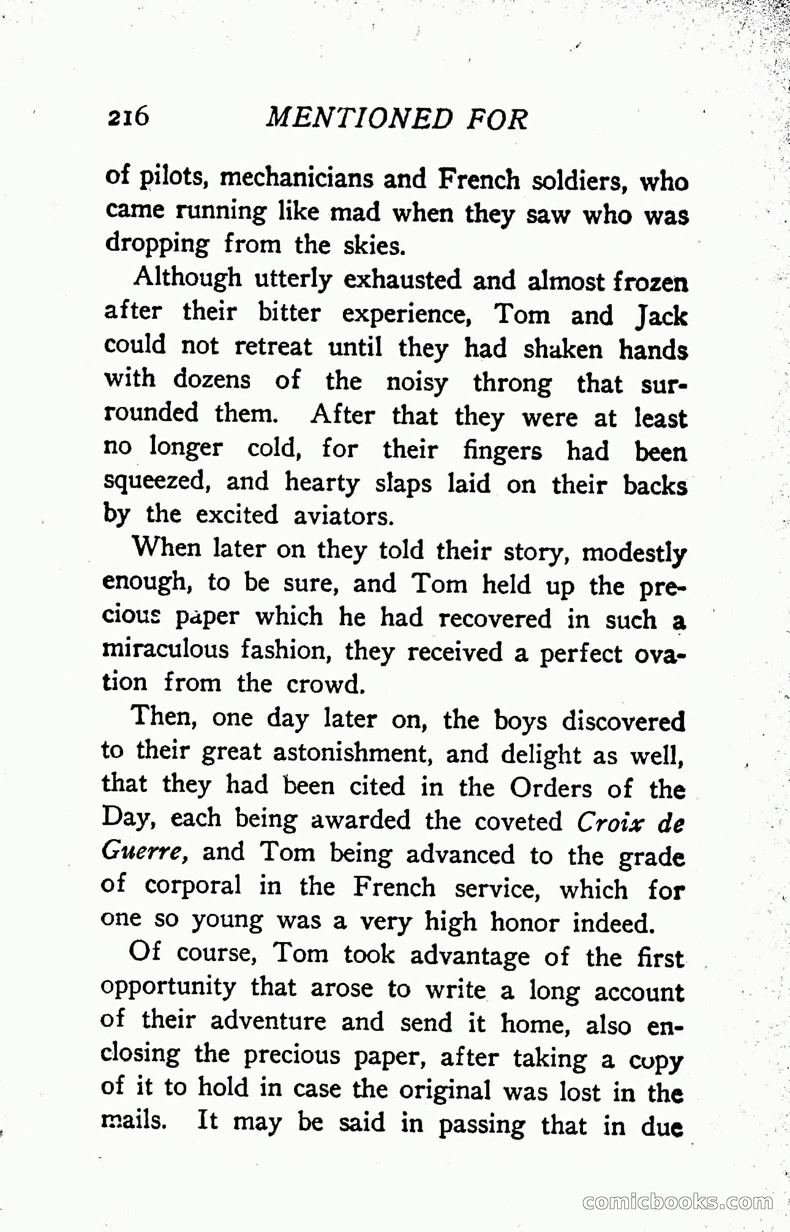 Air Service Boys Flying for France — page 221 of 223