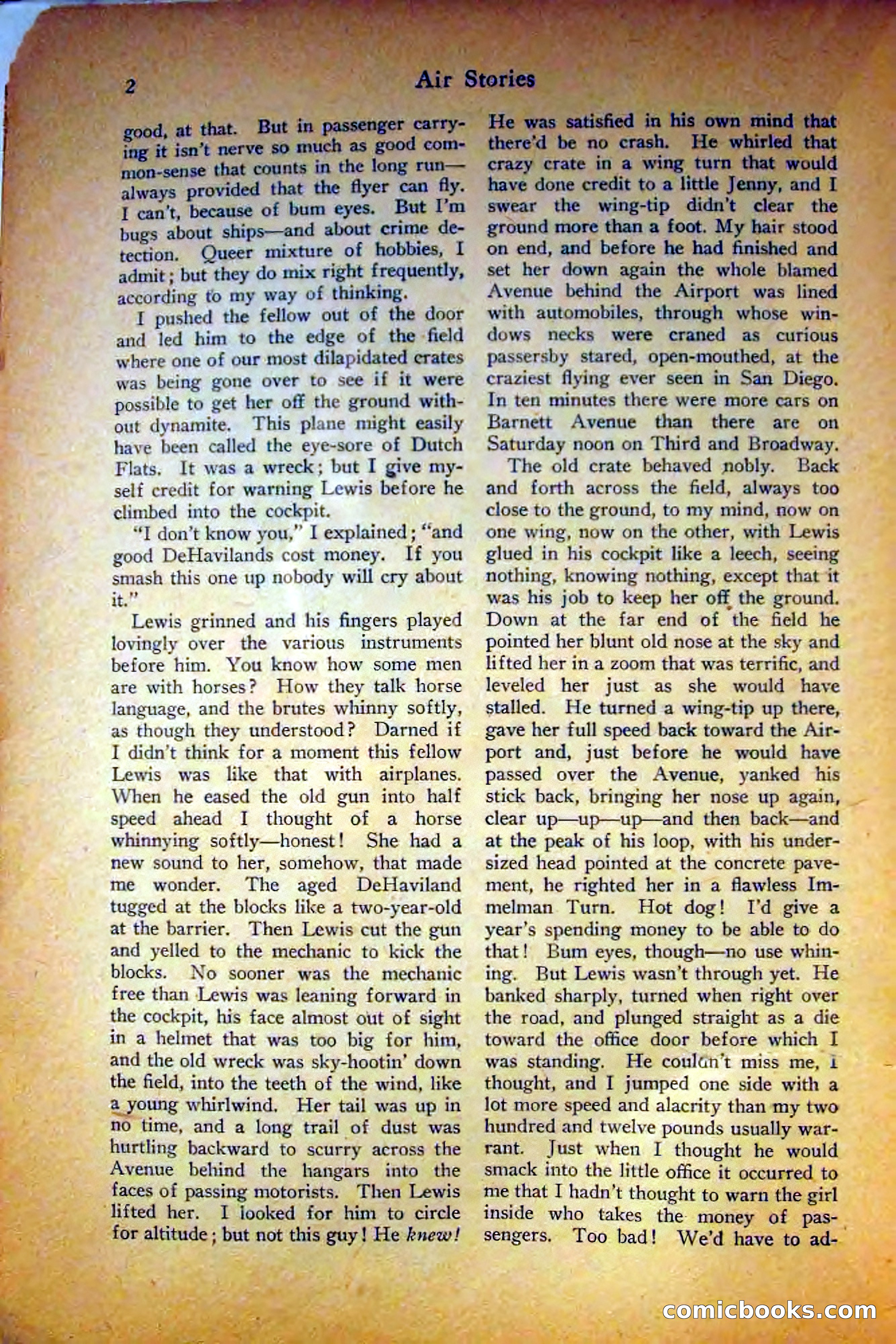 Air Stories, August 1927 — page 6 of 132