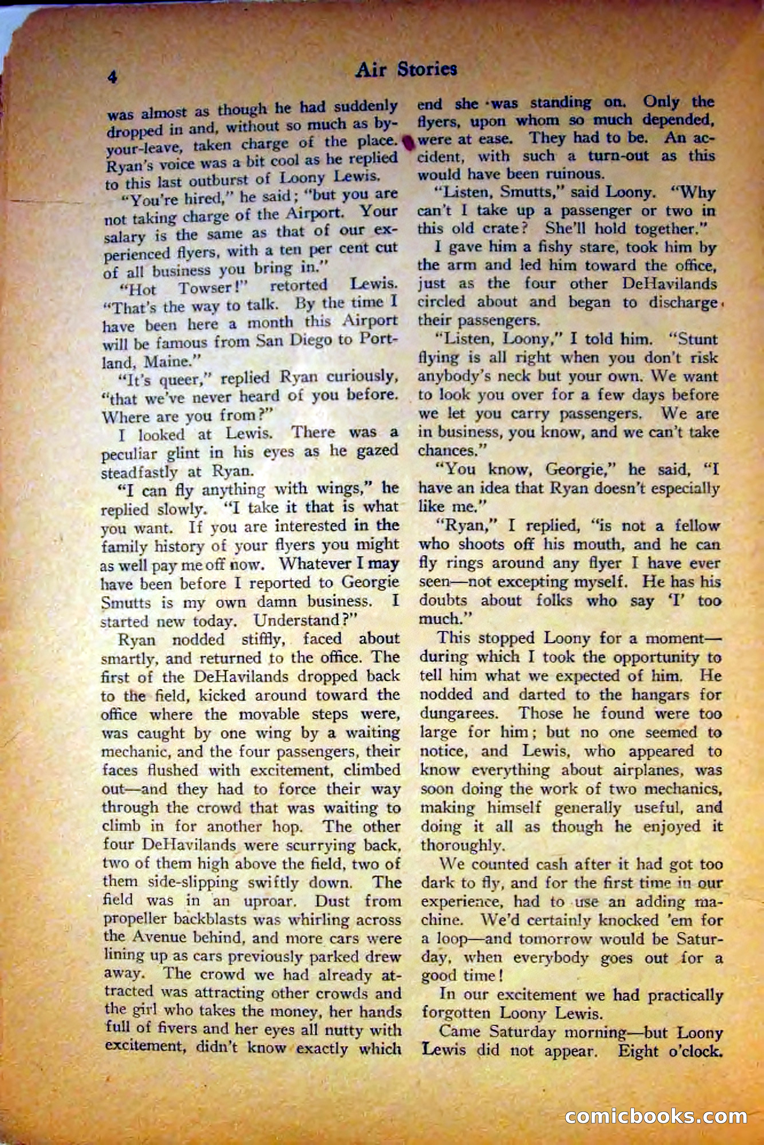 Air Stories, August 1927 — page 8 of 132
