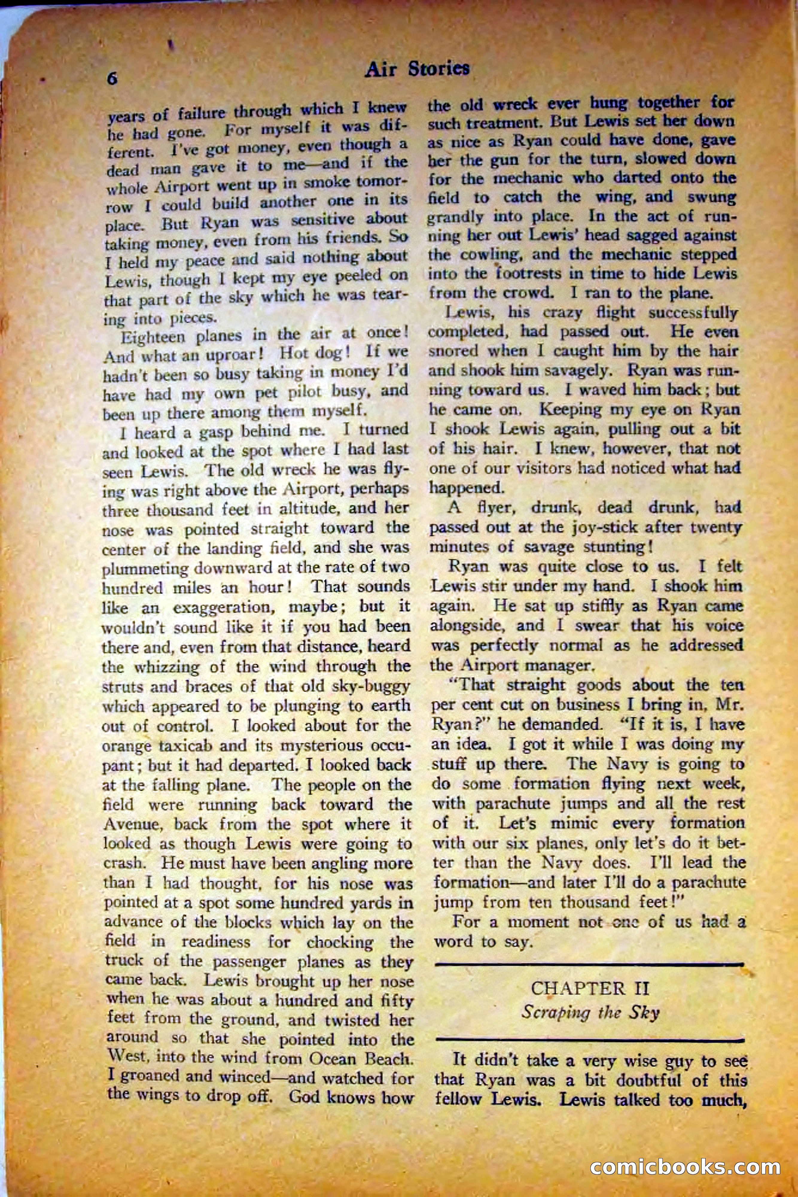Air Stories, August 1927 — page 10 of 132