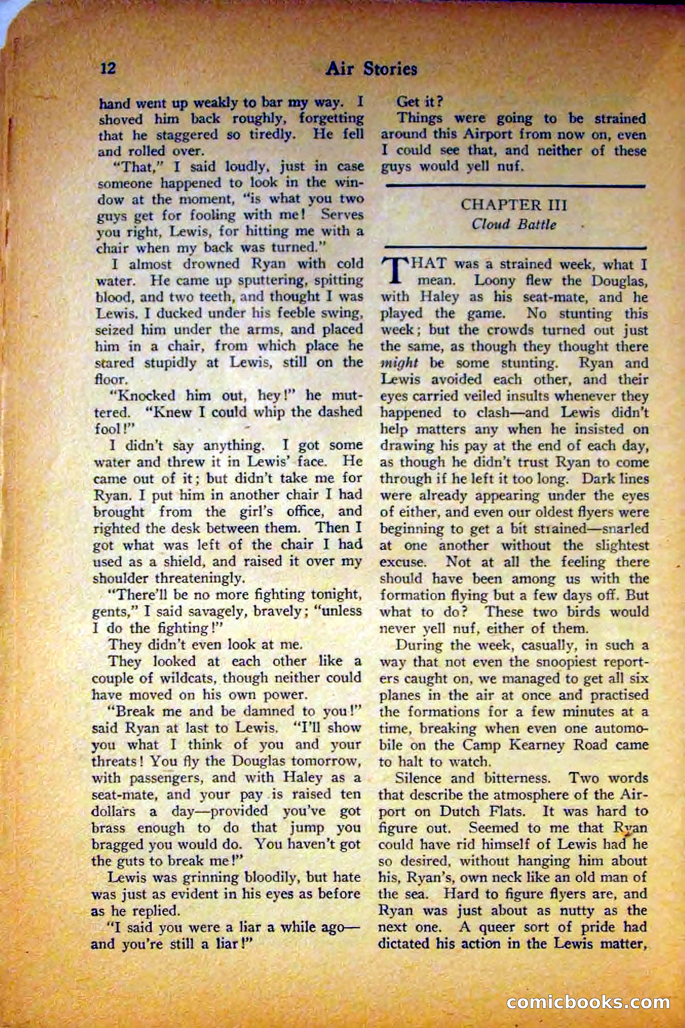 Air Stories, August 1927 — page 16 of 132